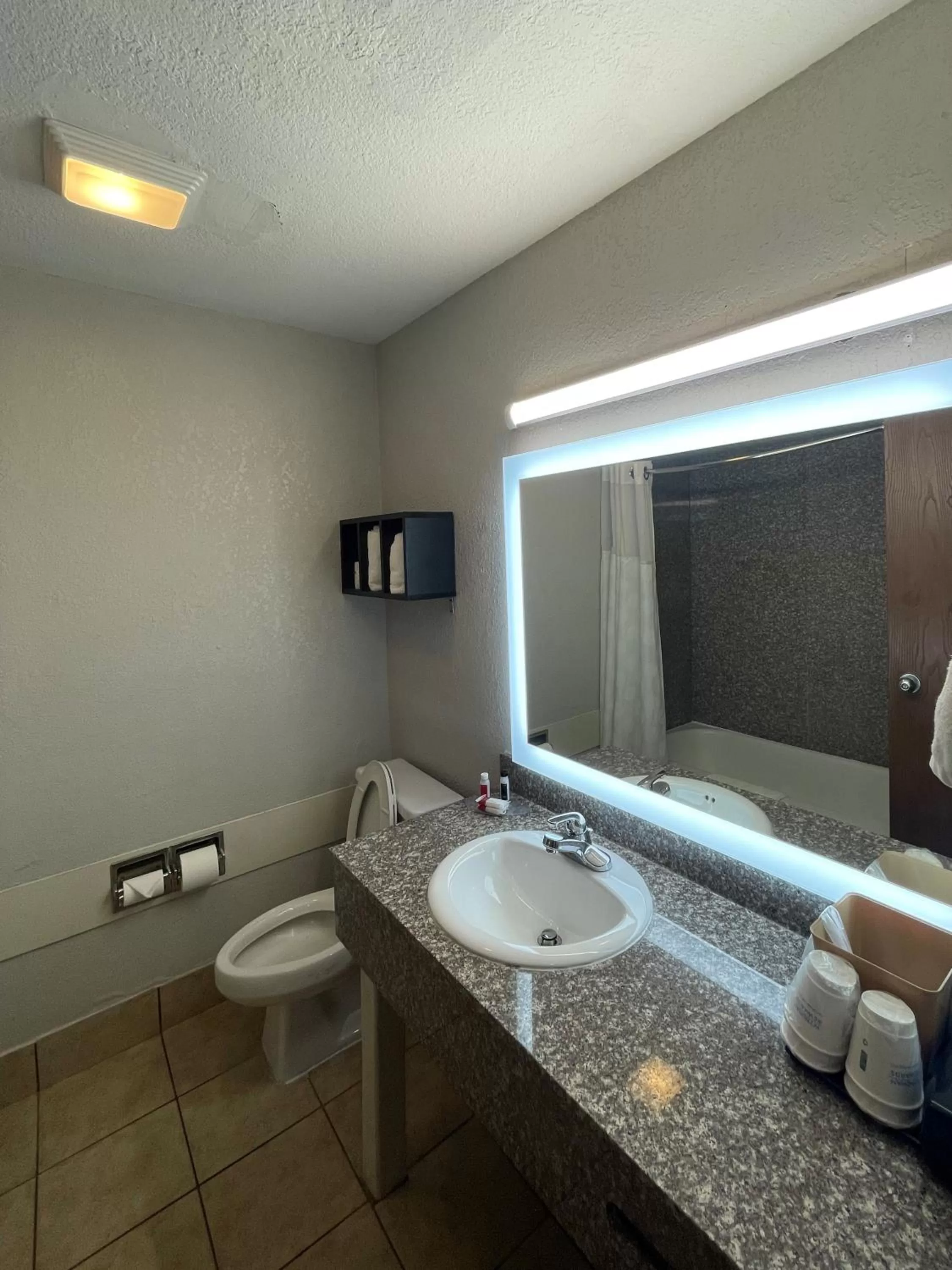 Toilet in Ramada by Wyndham Oklahoma City Airport North