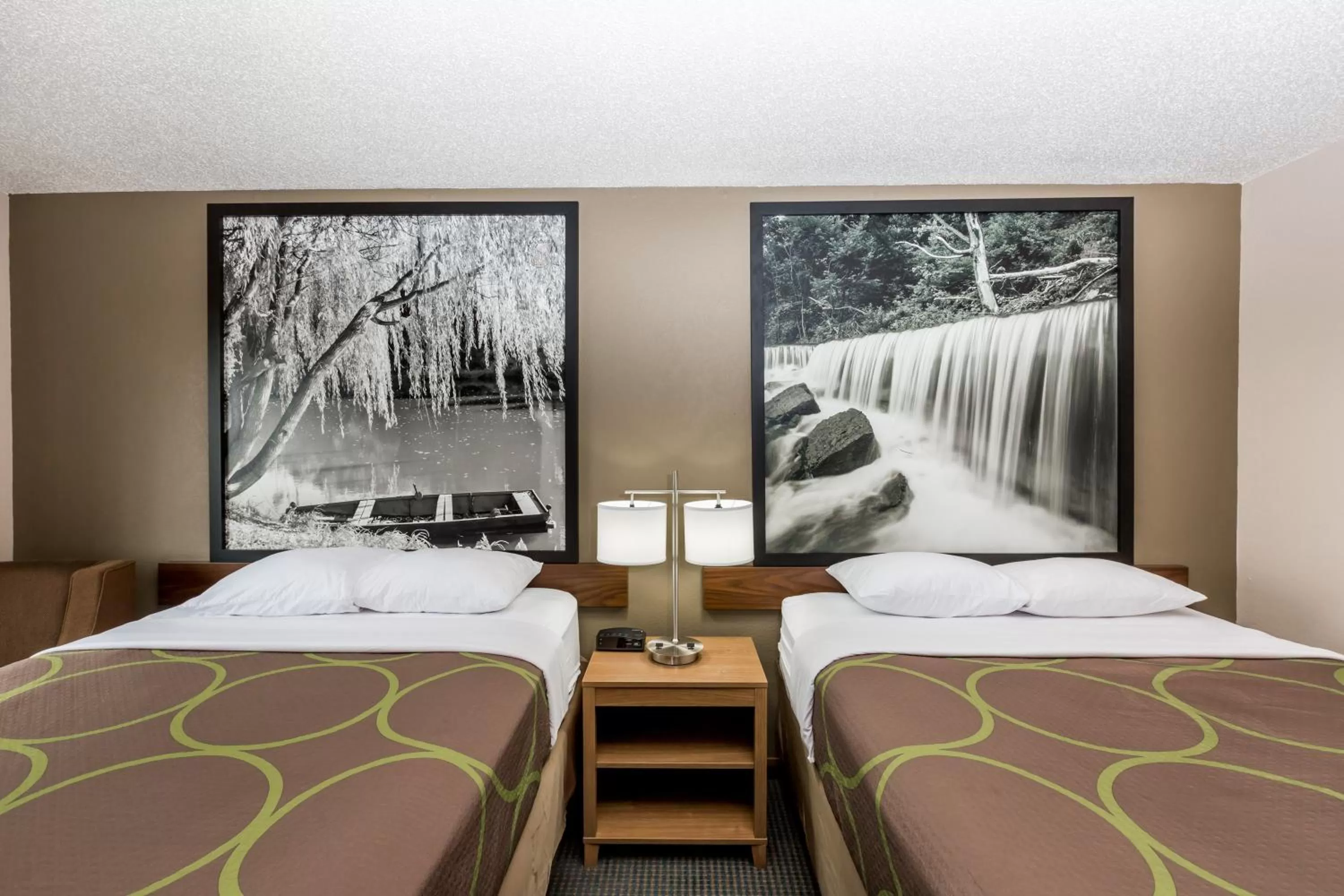 Bed in Super 8 by Wyndham Hays KS