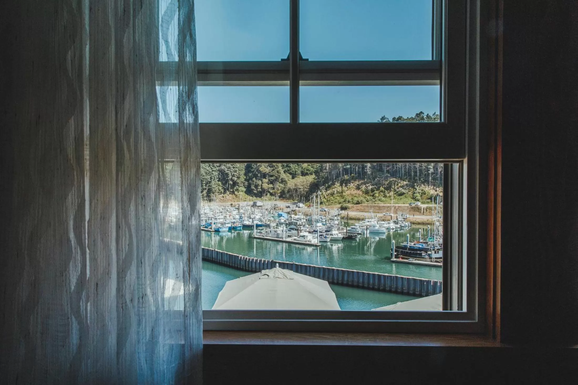 River view in Noyo Harbor Inn