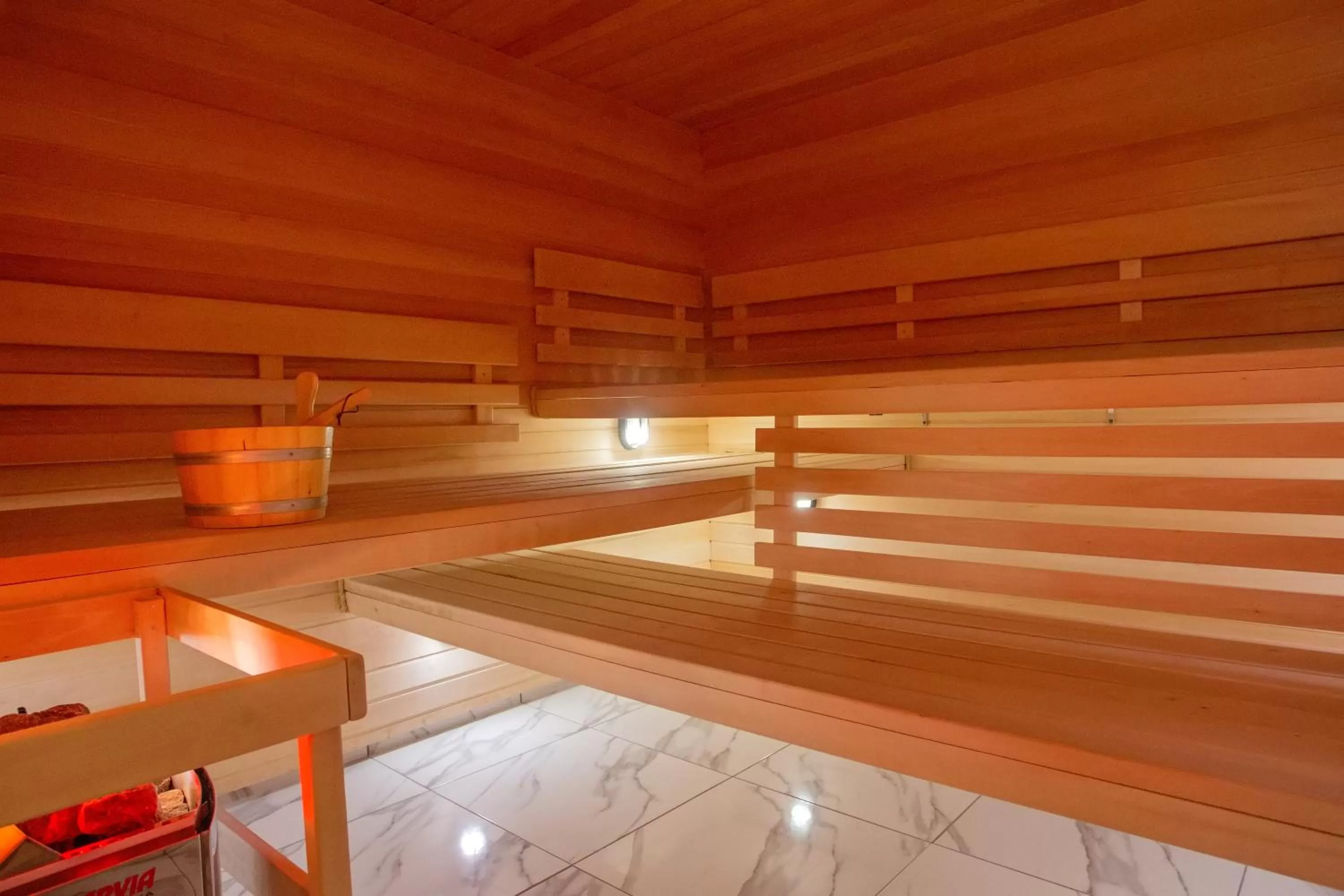 Sauna in Kavala Resort & Spa