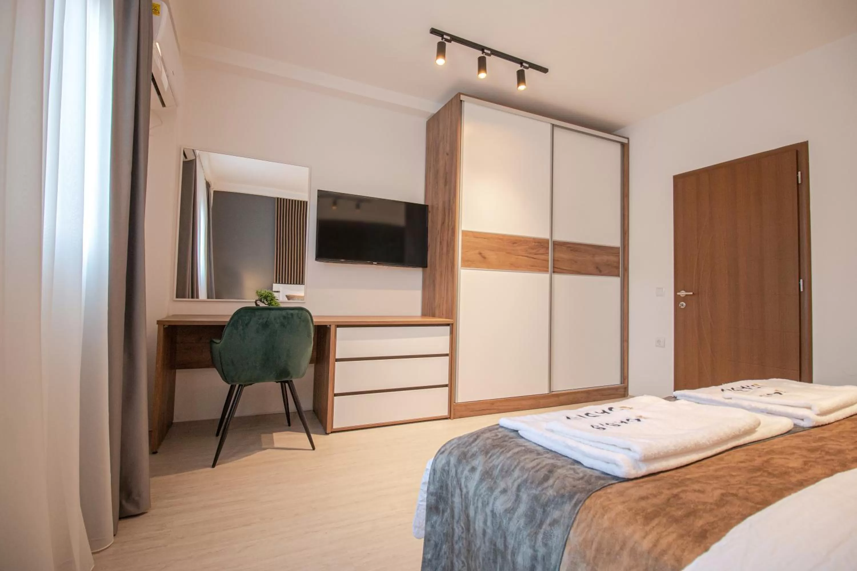 Bedroom in OASIS Apartments