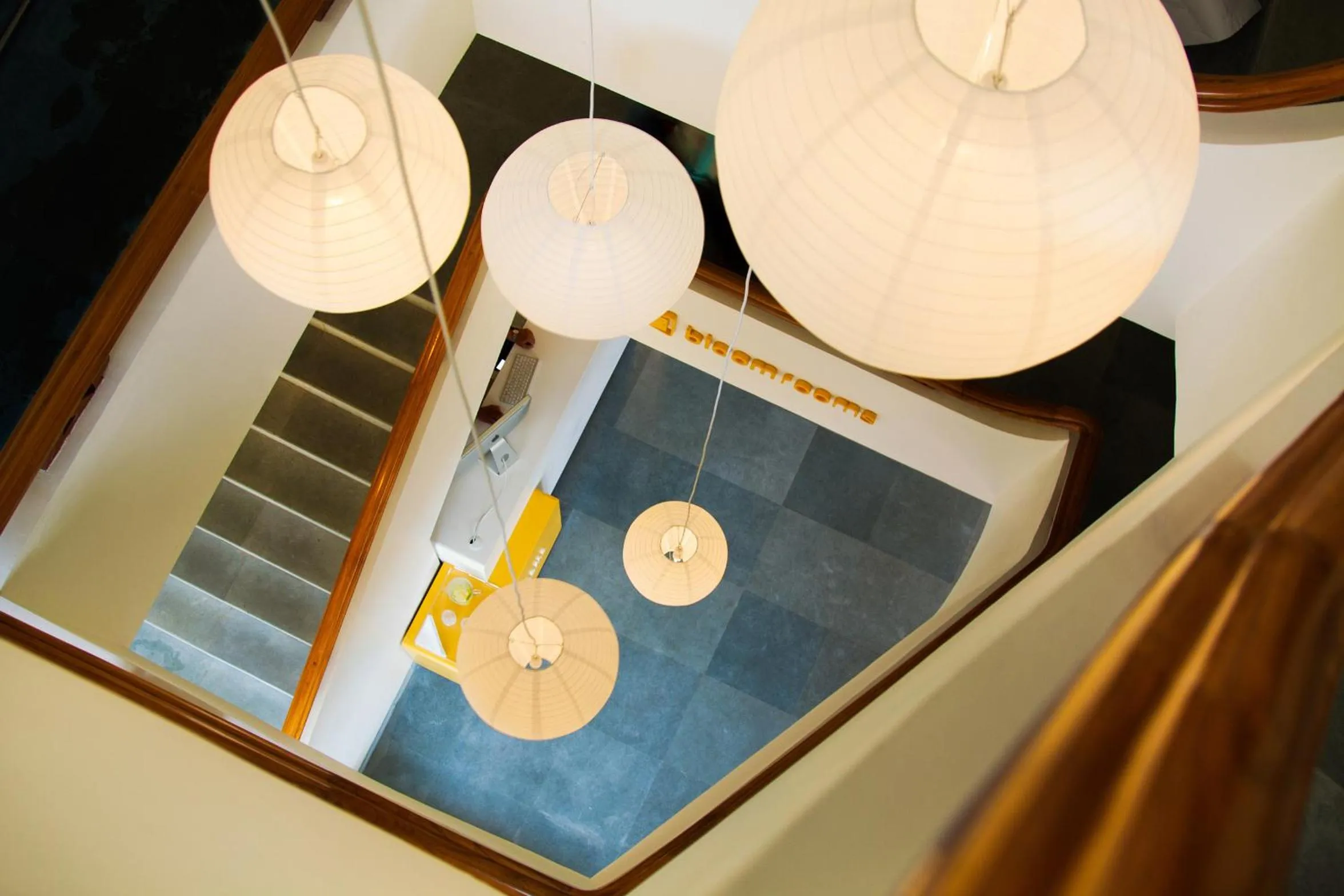 Lobby or reception in Bloomrooms @ New Delhi Railway Station