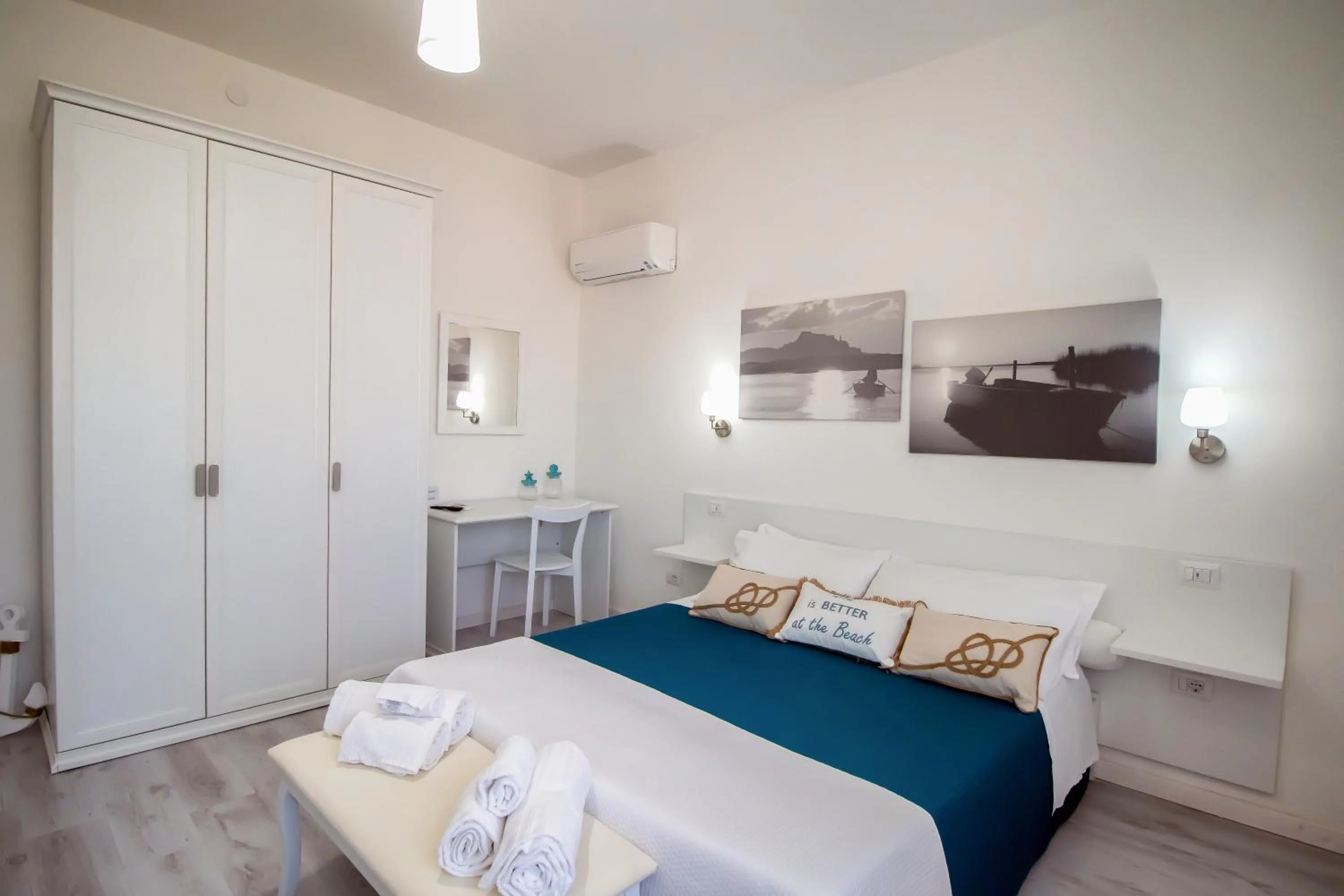 Bed in Hotel Ariadimari