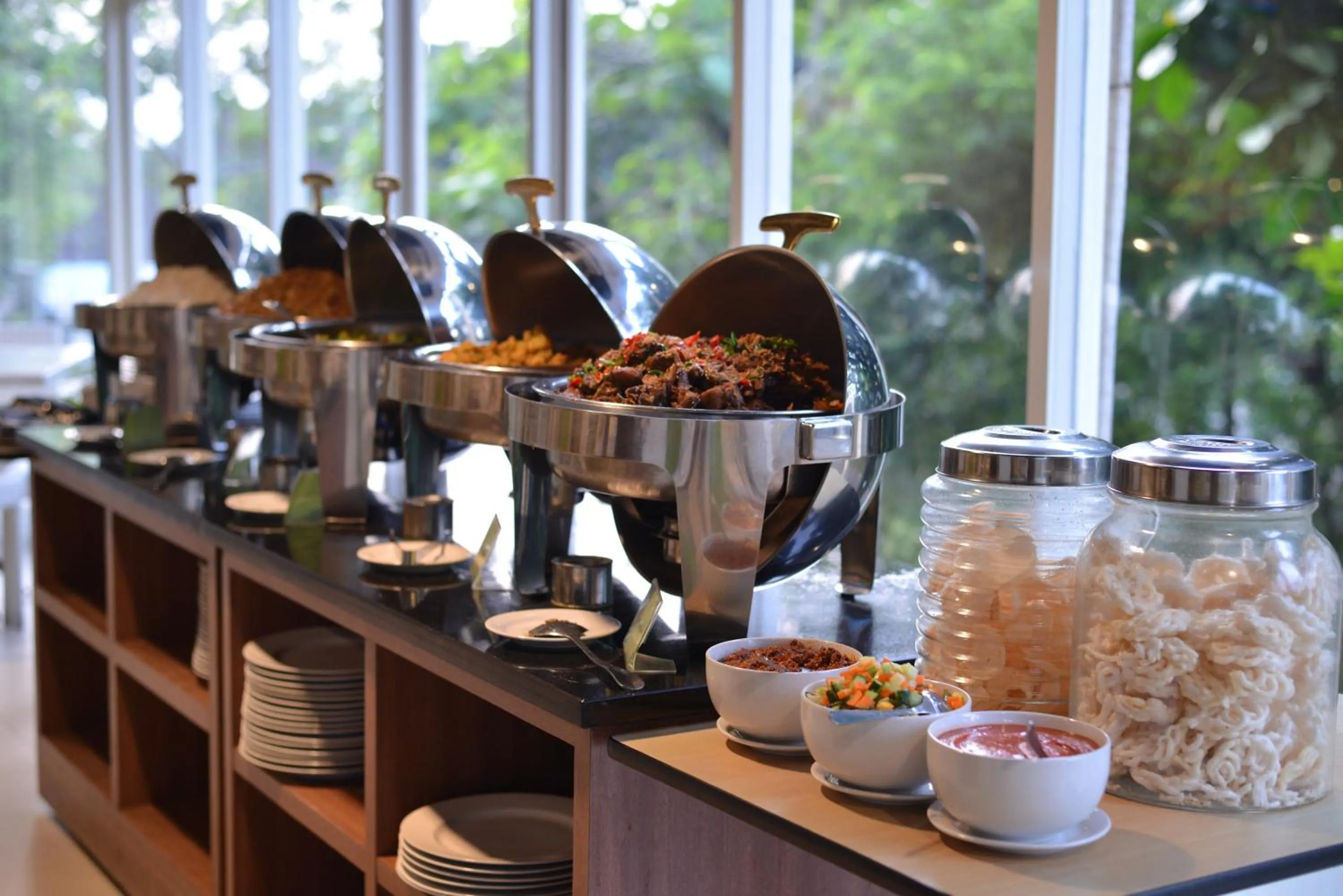 Breakfast in Whiz Prime Hotel Pajajaran Bogor