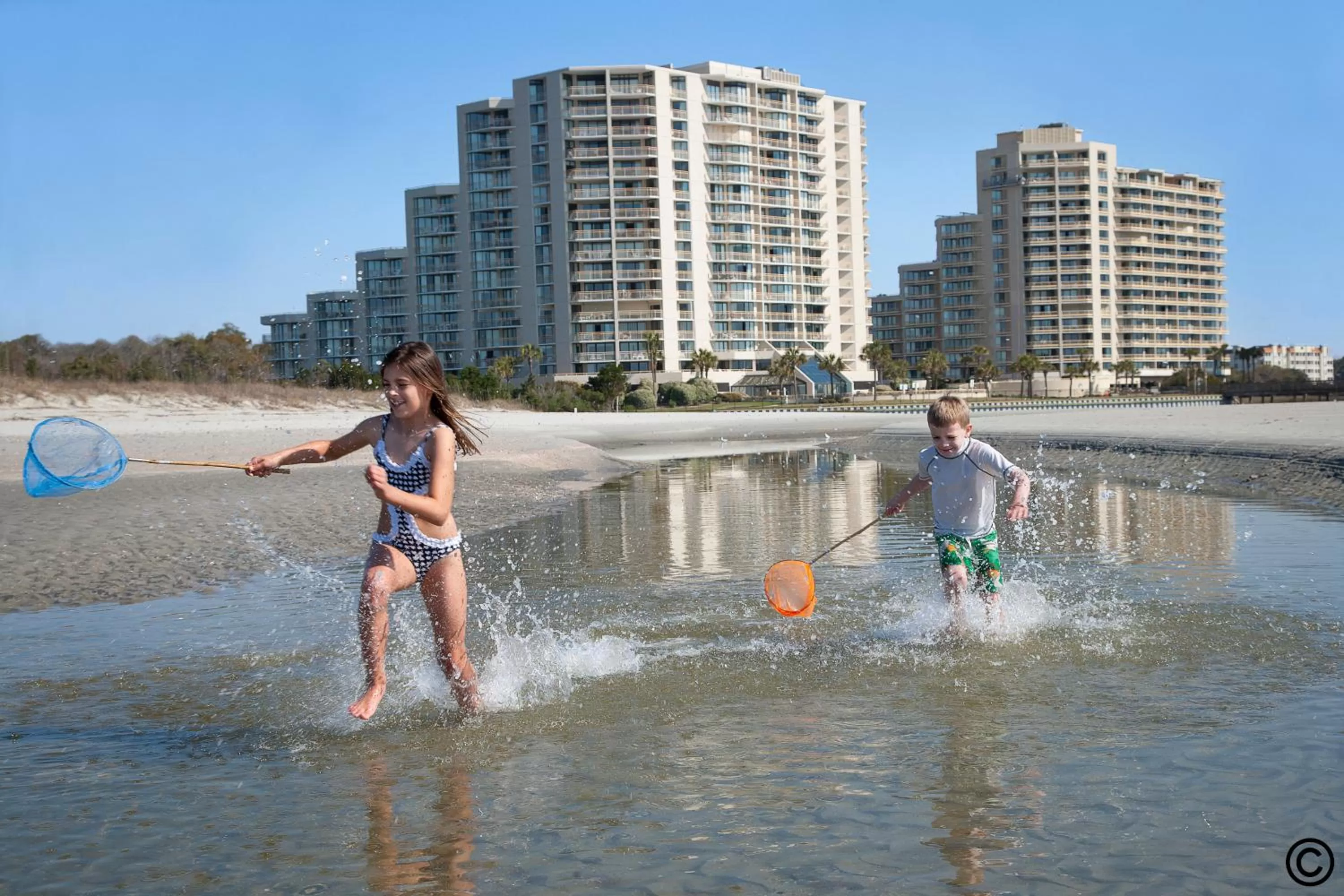 Facade/entrance in Ocean Creek Resort