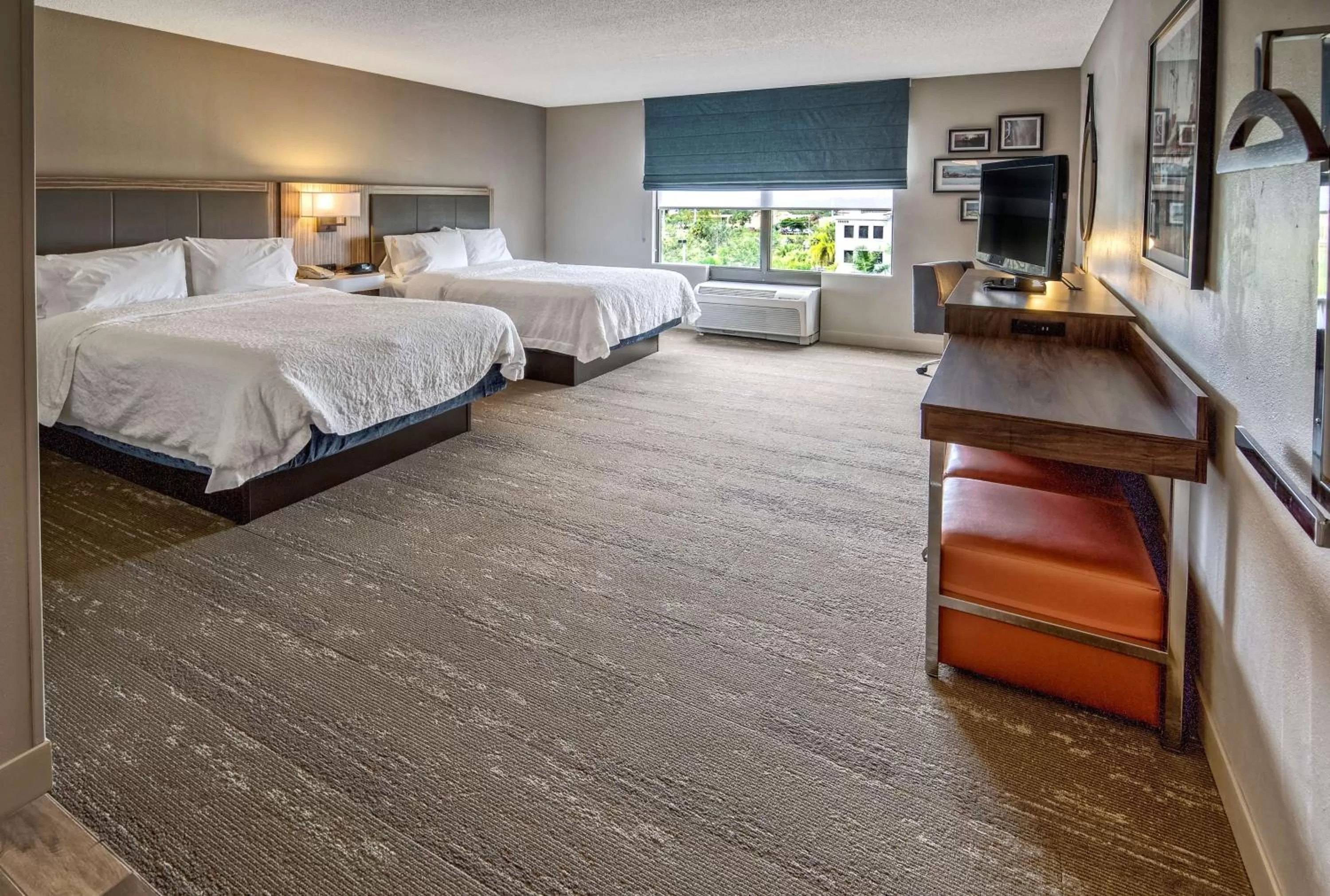 Queen Room with Two Queen Beds - Mobility/Hearing Accessible in Hampton Inn & Suites Fort Myers Estero