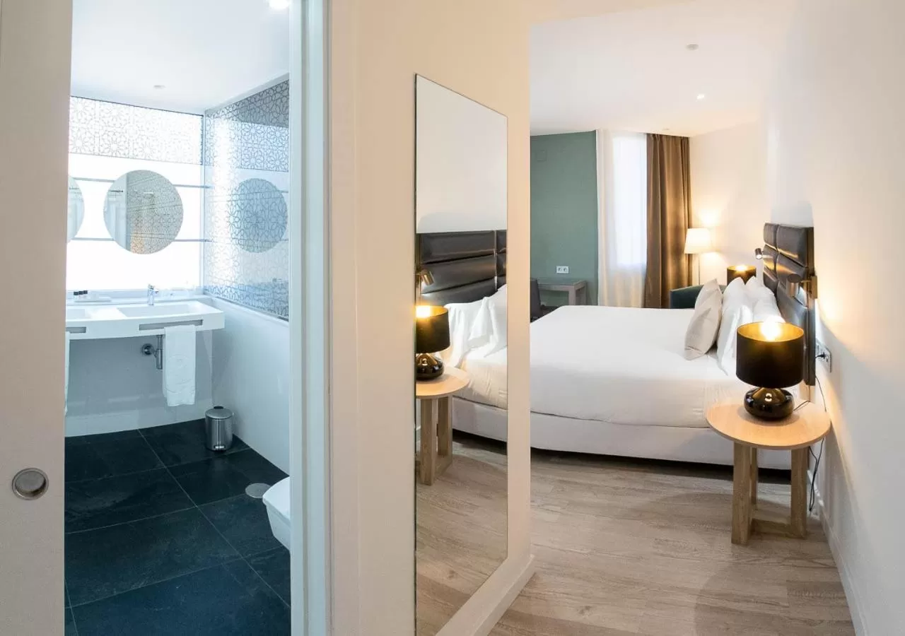 Bed in Hotel Pasarela