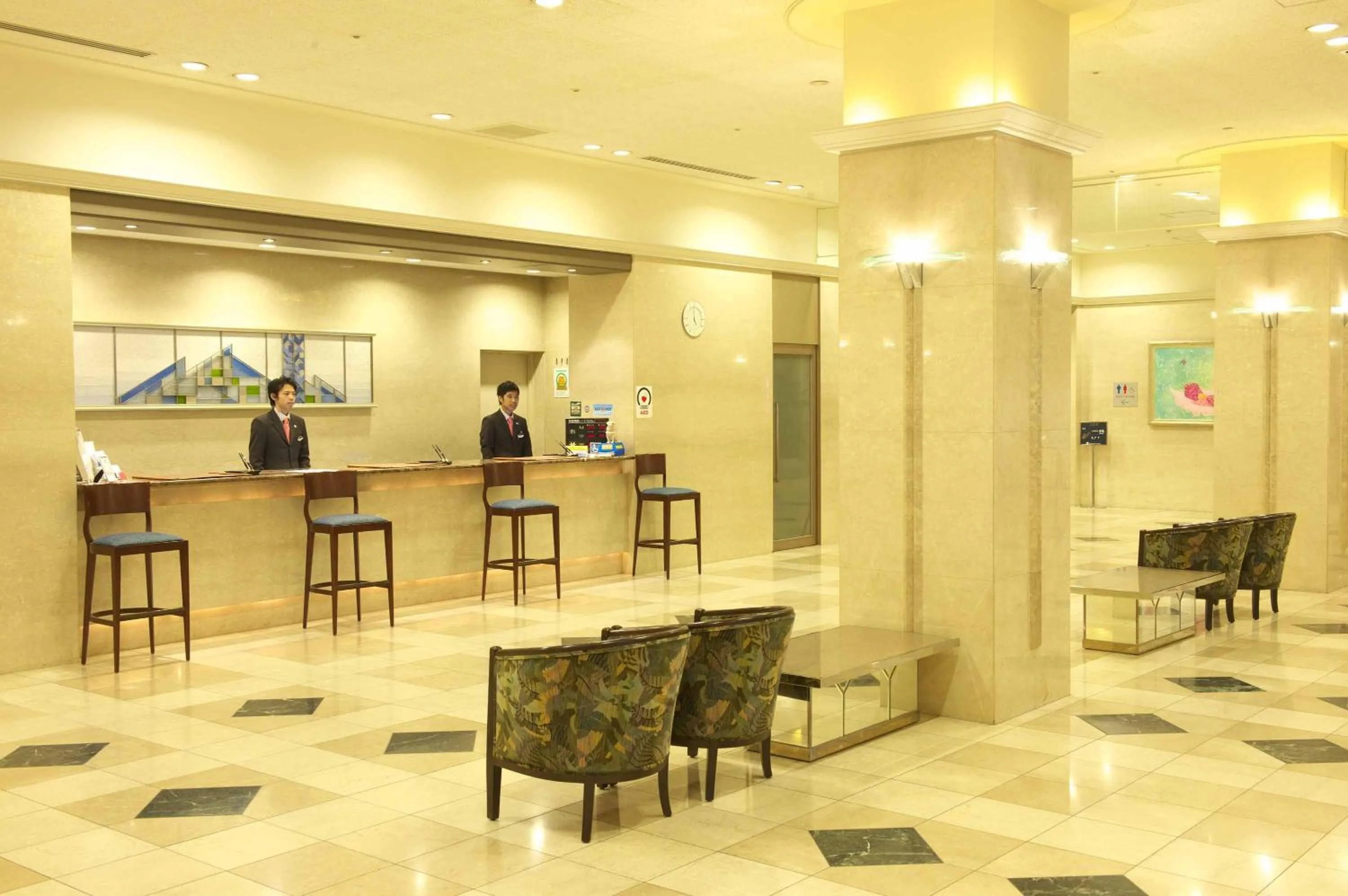 Lobby or reception in Miyako Hotel Amagasaki