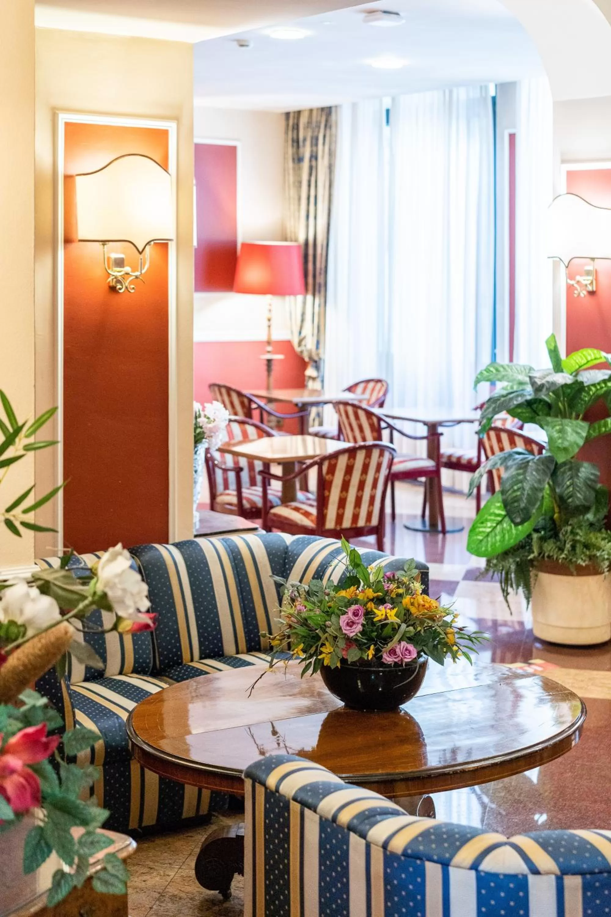 Lobby or reception in Hotel Garda