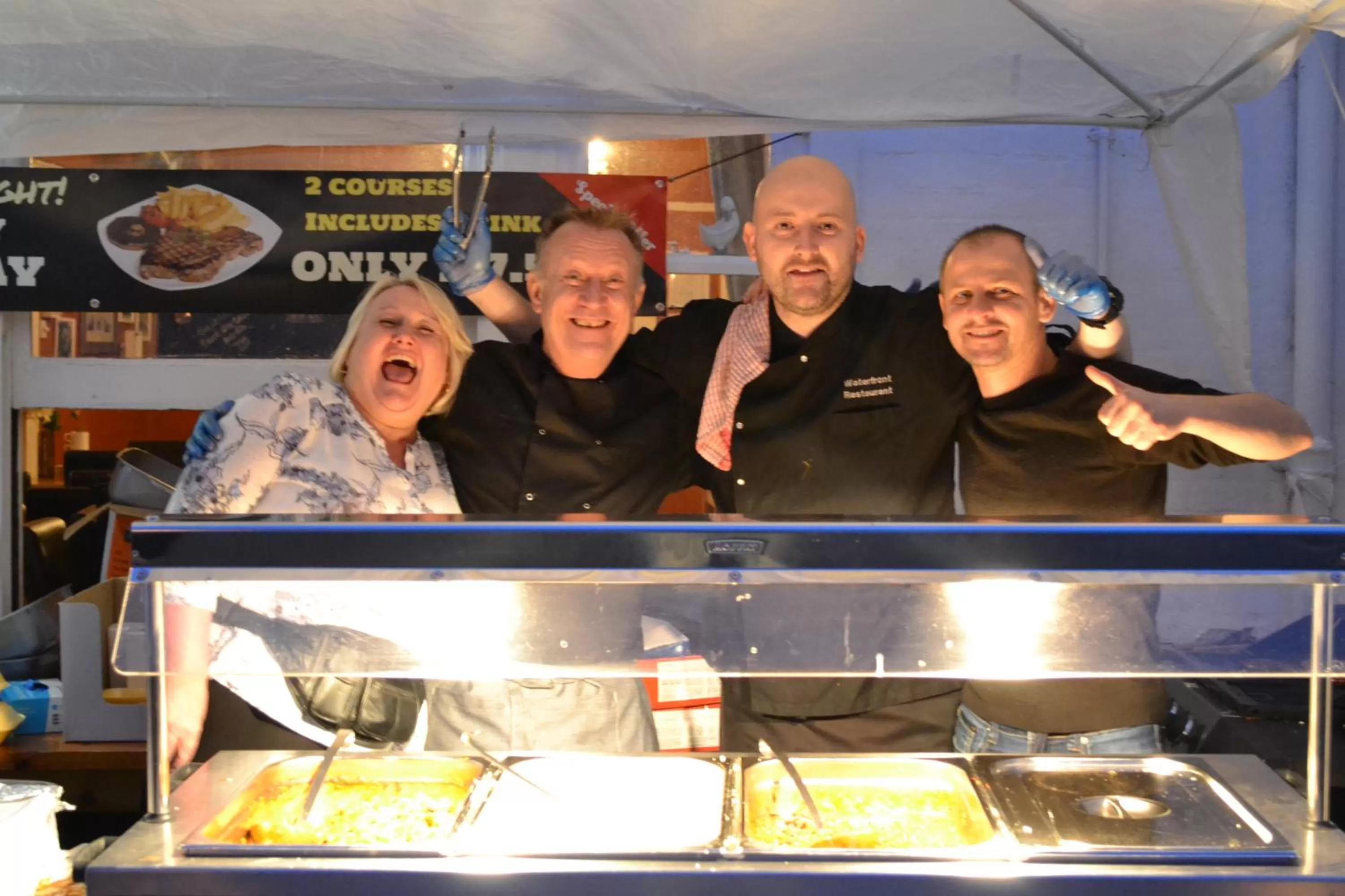 Staff in Waterfront Hotel