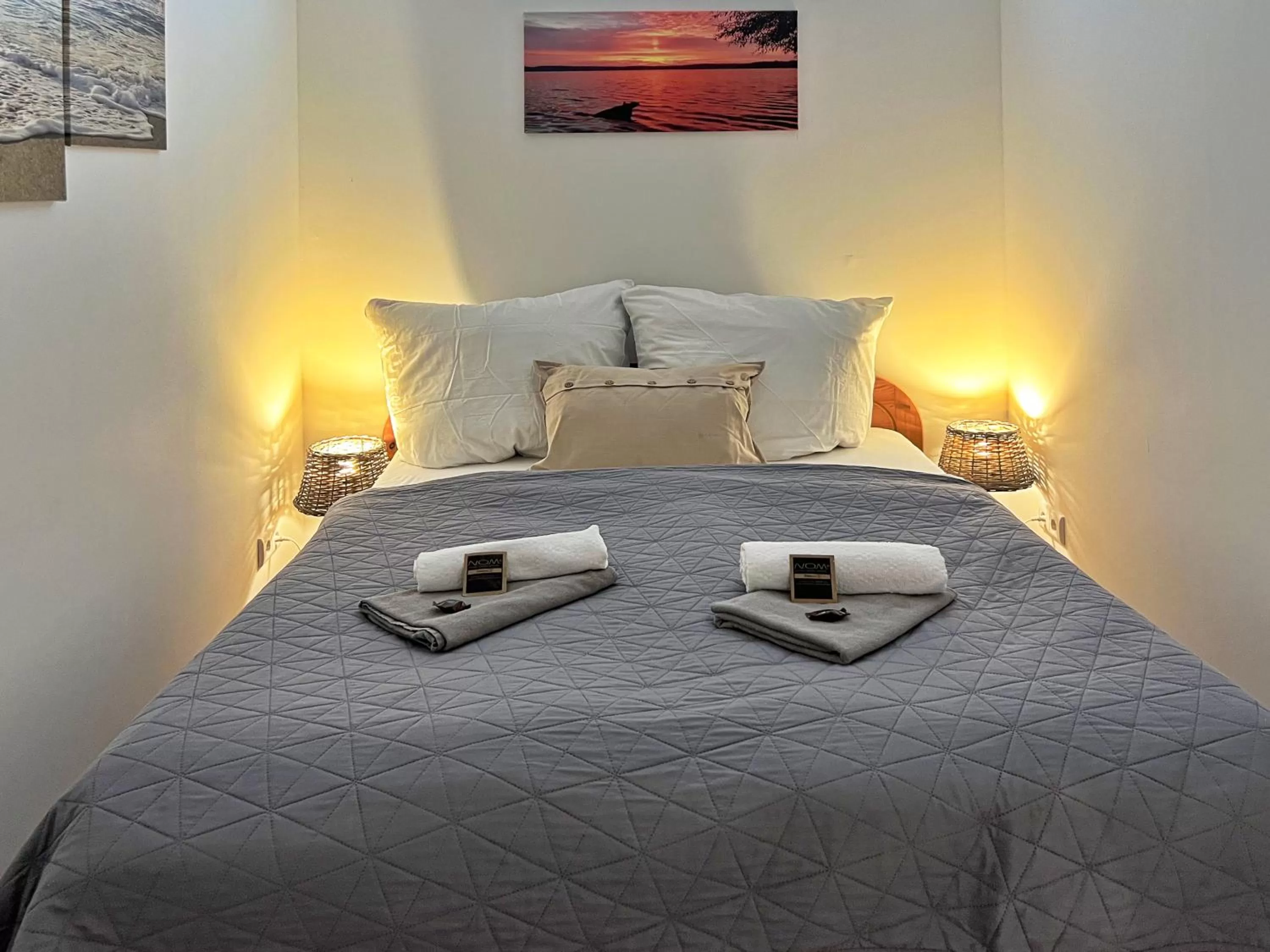 Bed in Landlust Hotel