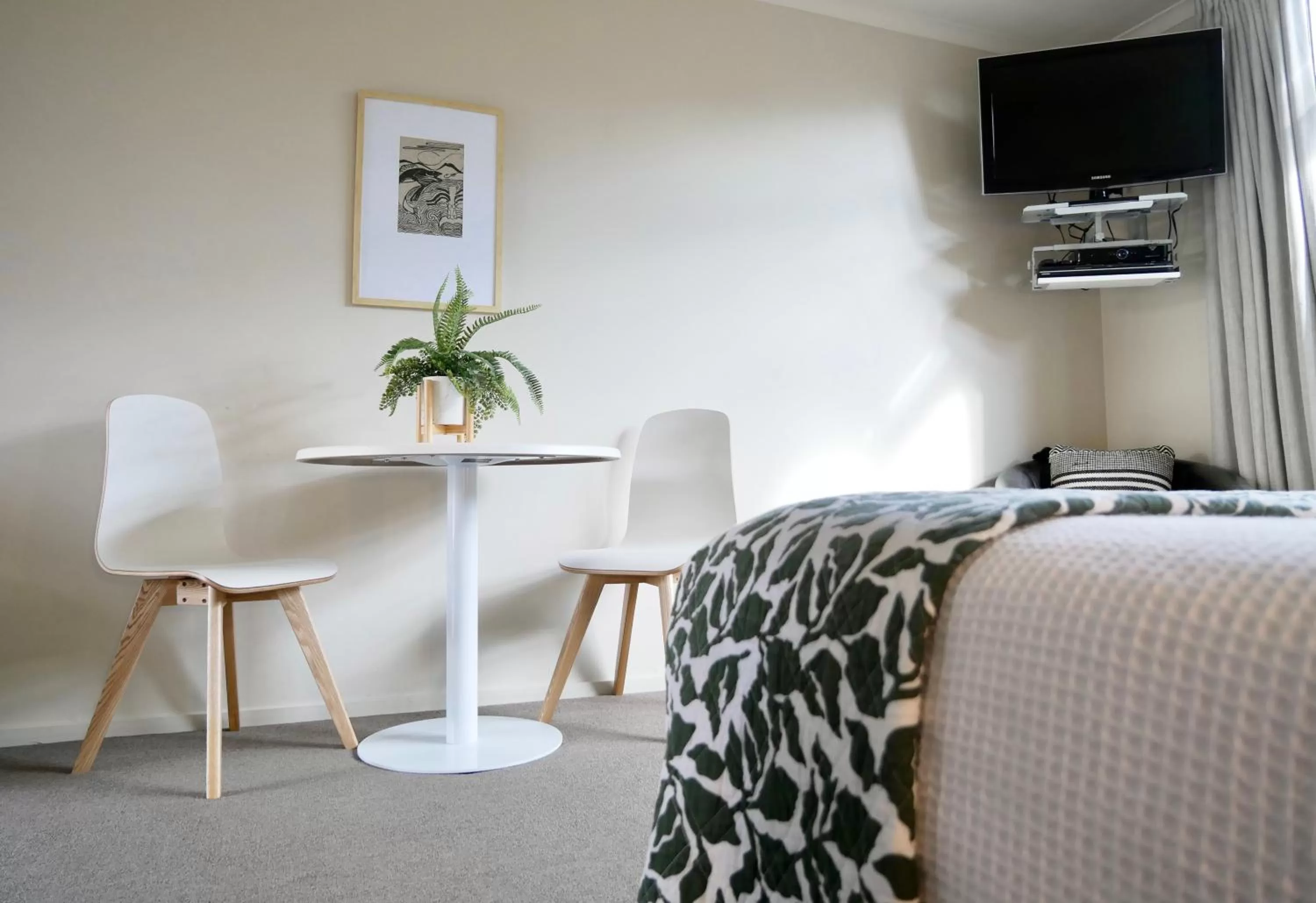 Seating area in Alpine Lake Motel