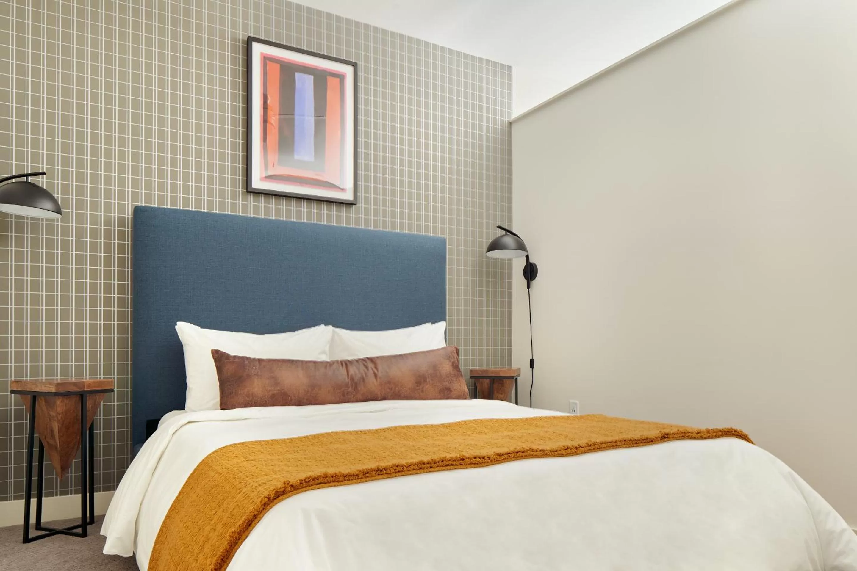 Living room, Bed in Sonder at Sora