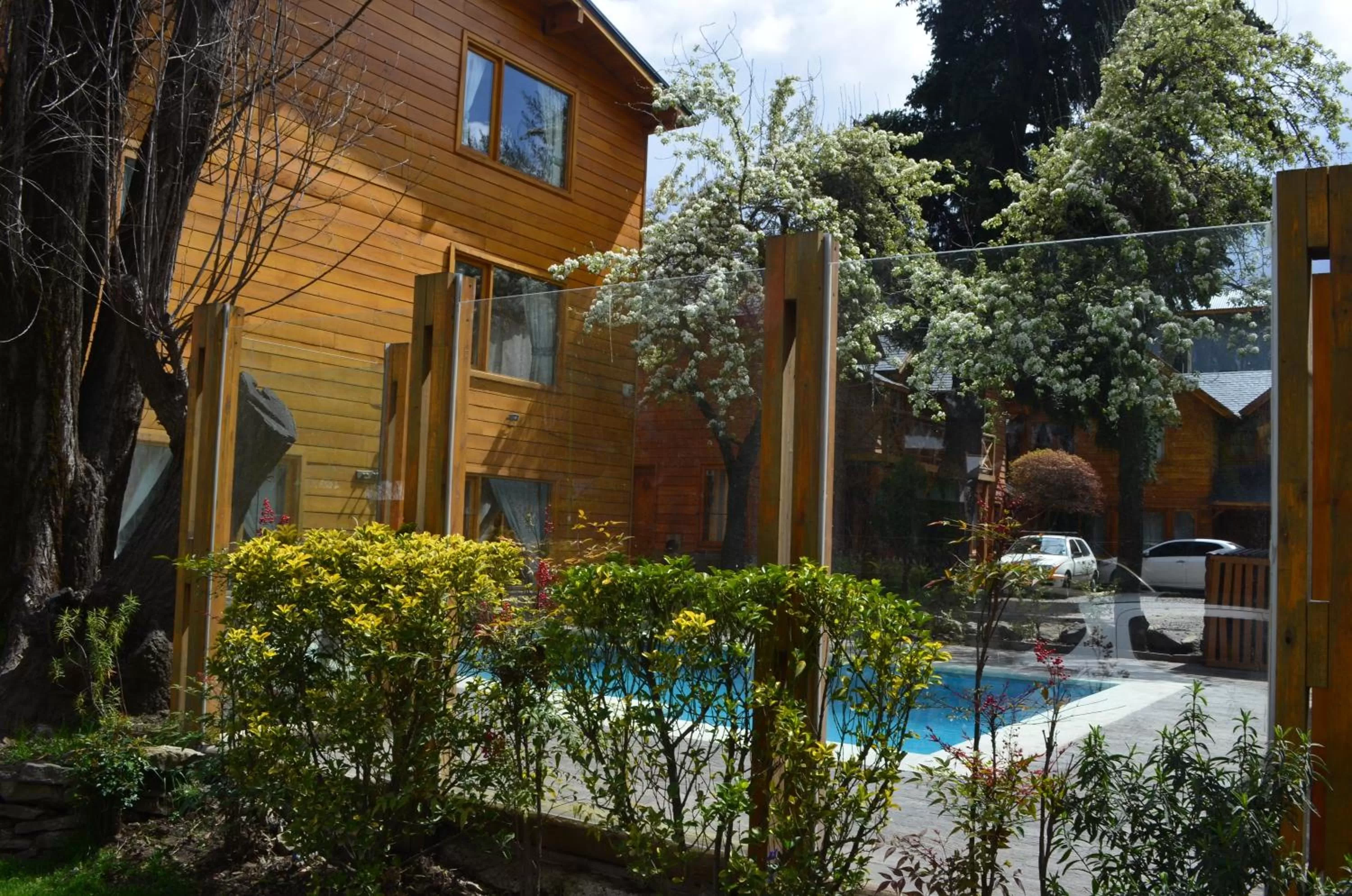 Garden view in Apart Hotel Robles del Sur