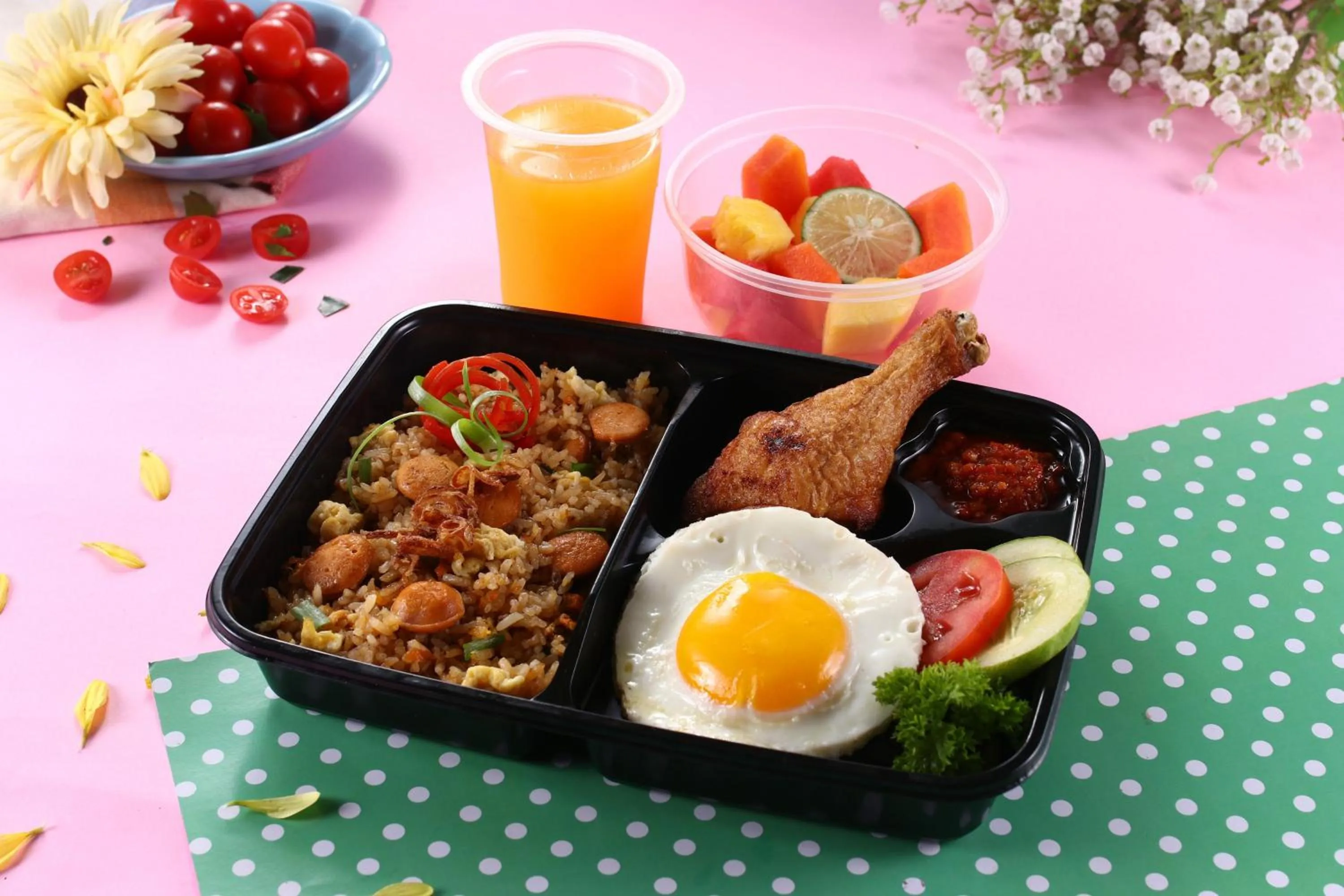 Breakfast in POP! Hotel Pasar Baru Jakarta