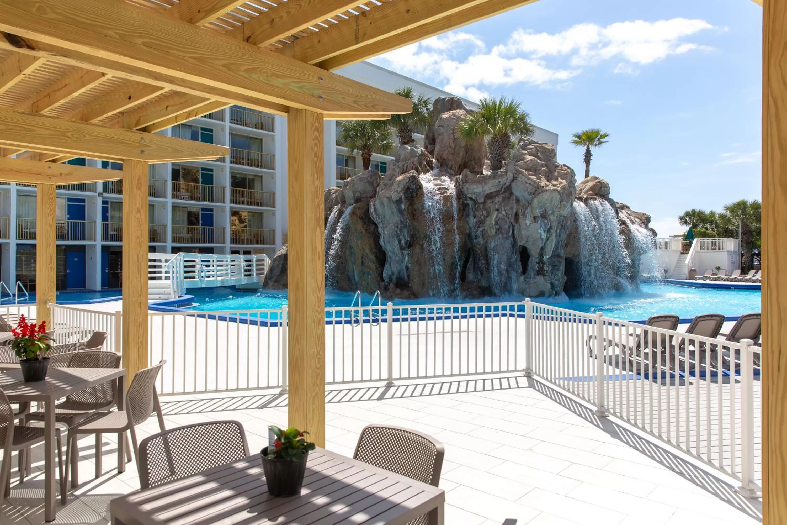 Patio in The Island Resort at Fort Walton Beach
