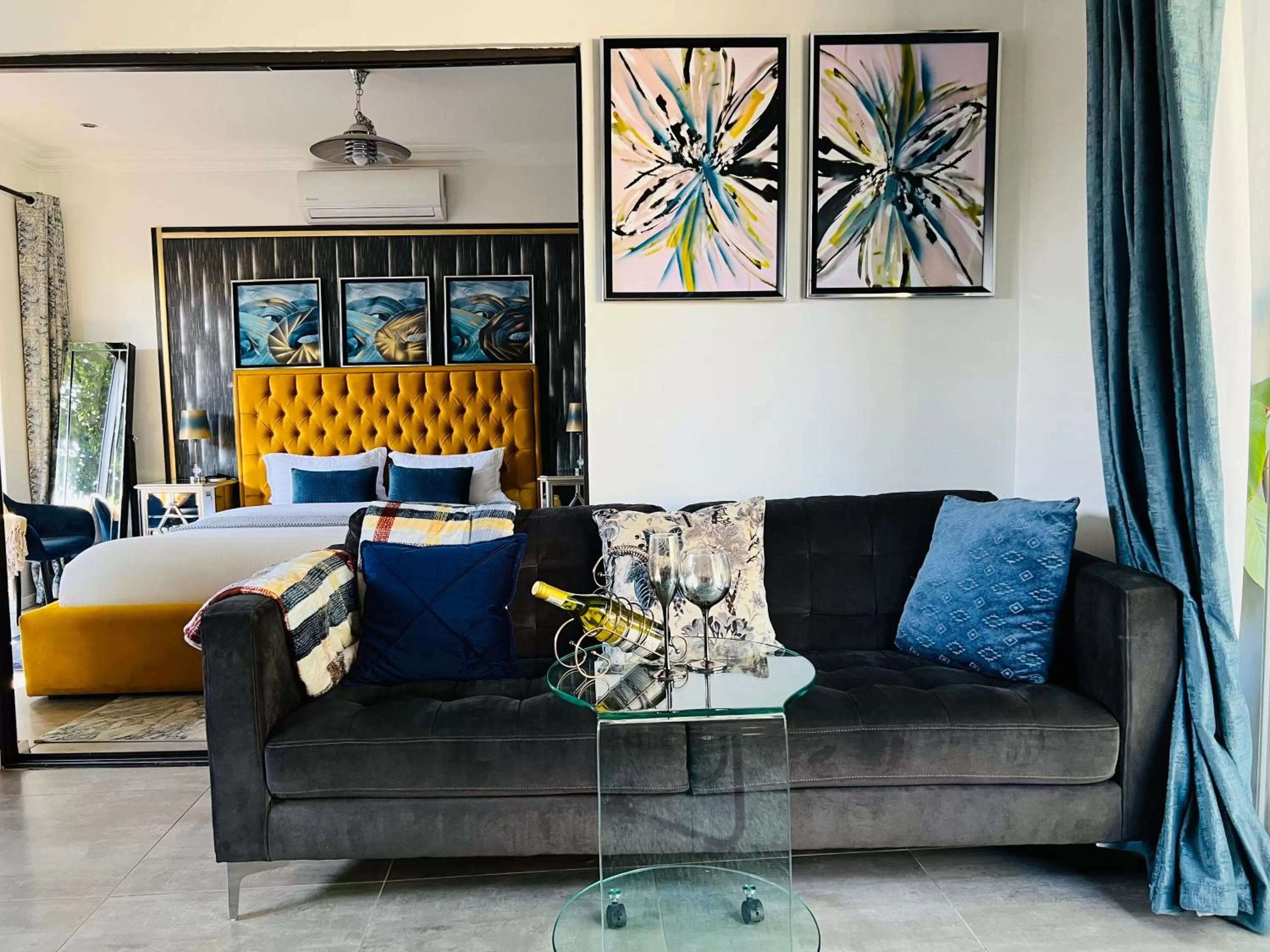 Seating Area in 24 On Basil Inventive suites