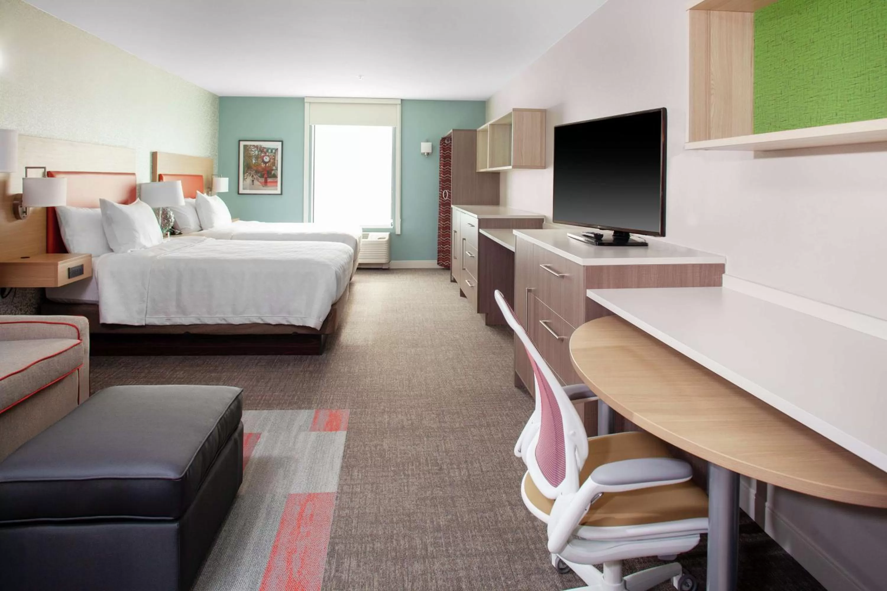 Bedroom, Bed in Home2 Suites by Hilton Bloomington