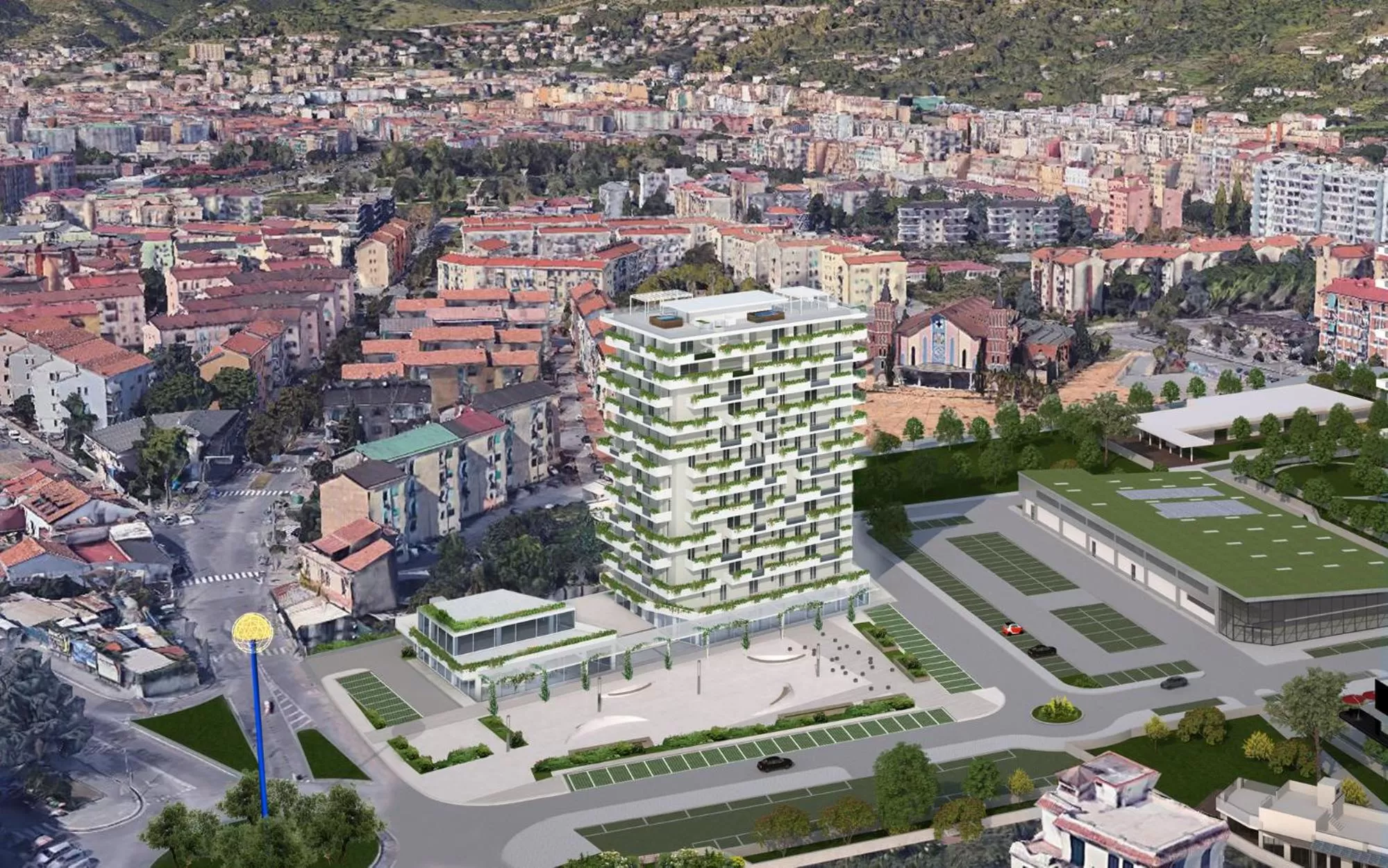 Bird's eye view, Bird's-eye View in Bed & Breakfast Torre Mare