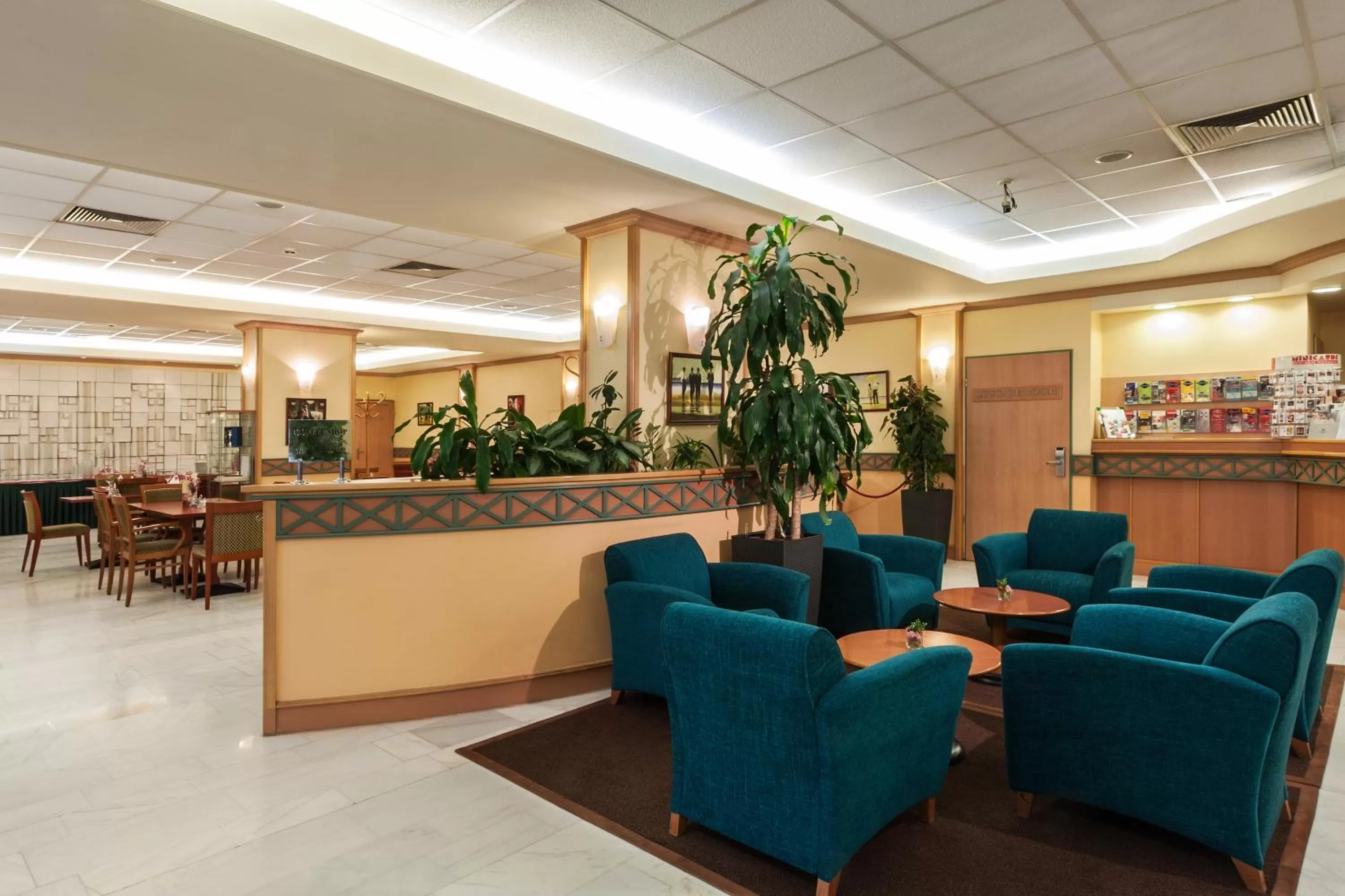Lobby or reception in Danubius Hotel Arena