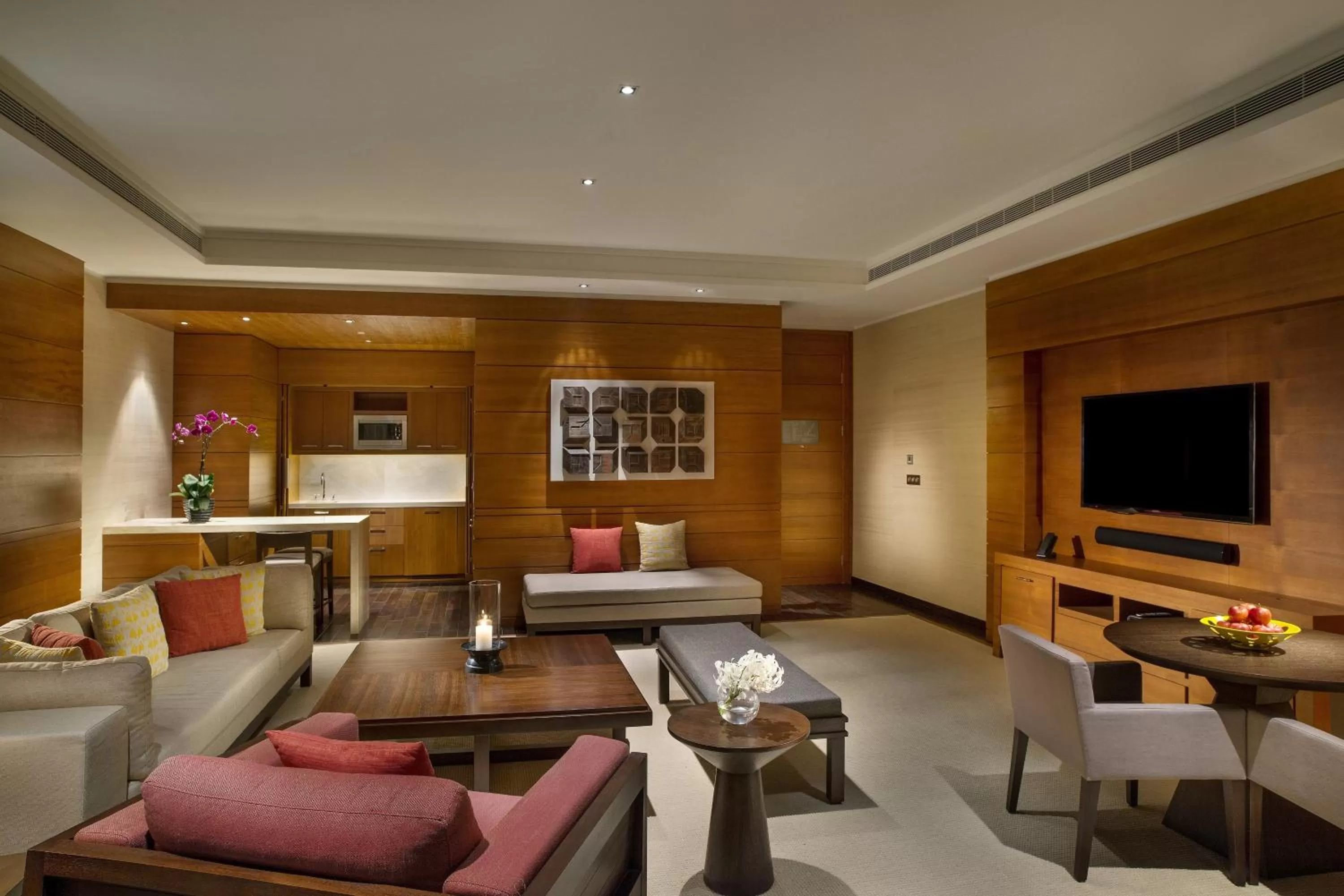 Living room in Raffles Hainan Clear Water Bay