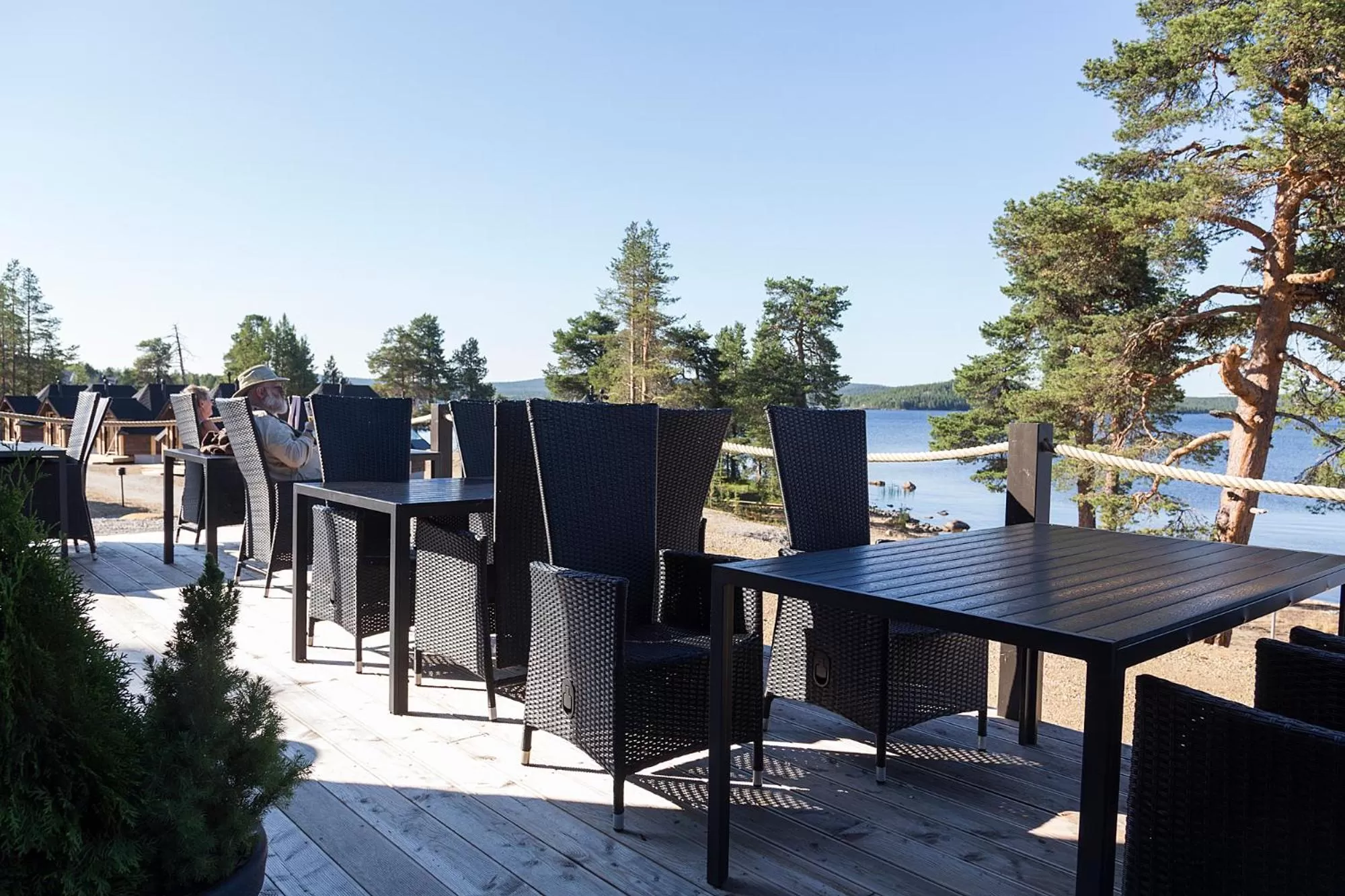 Patio in Wilderness Hotel Inari & Igloos