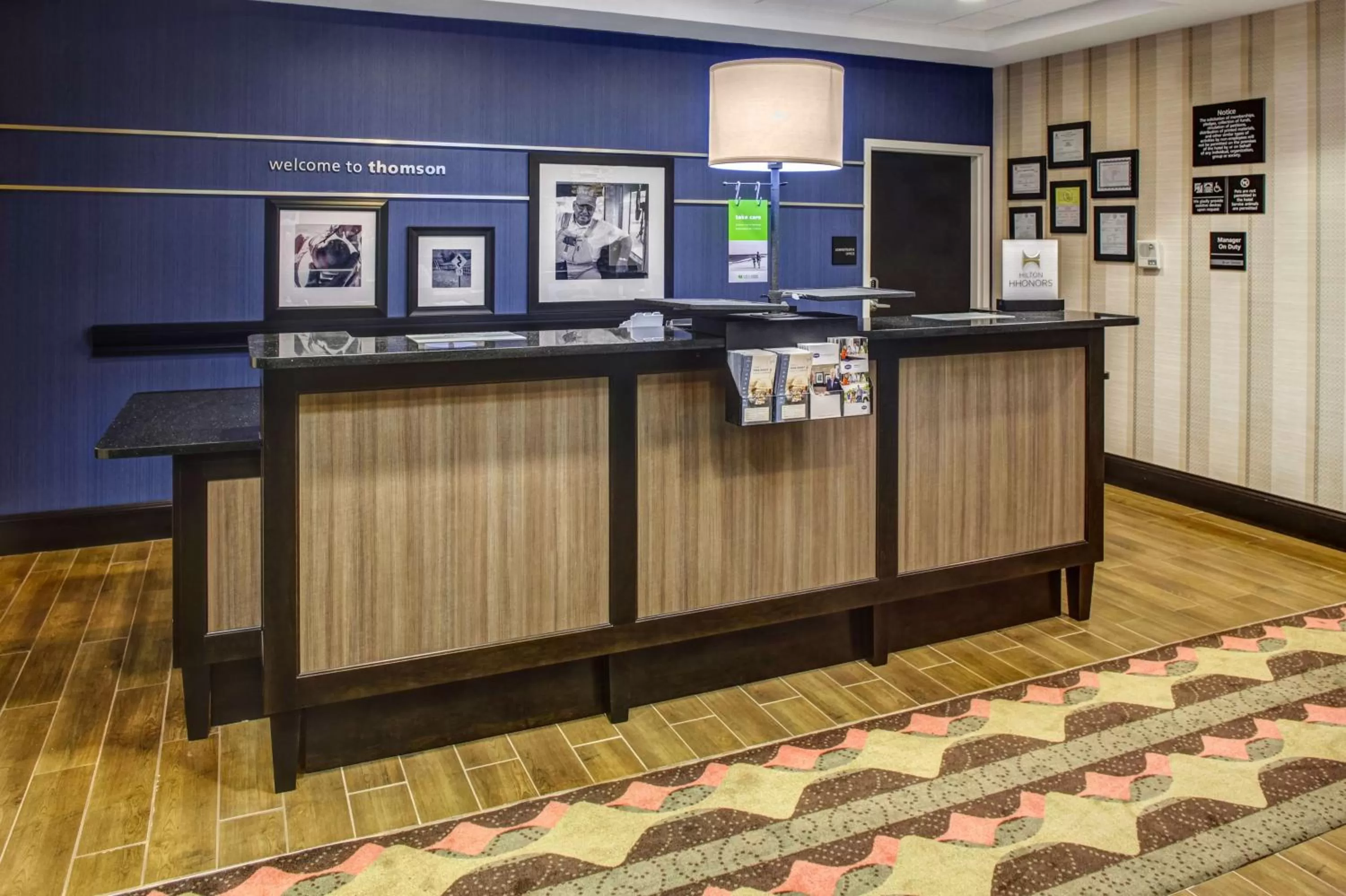 Lobby or reception in Hampton Inn Thomson