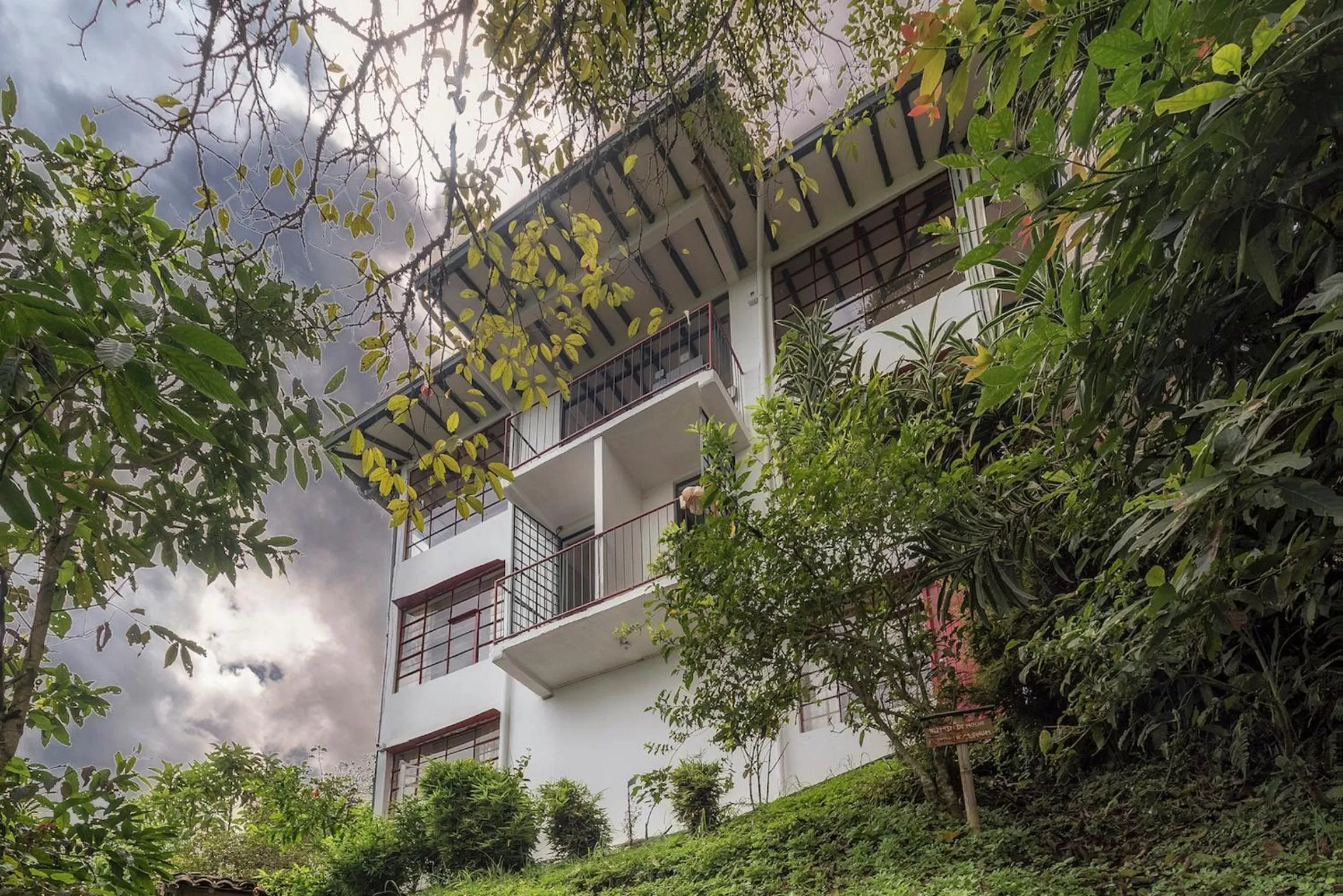 Patio, Property Building in Eco Lodge La Juanita