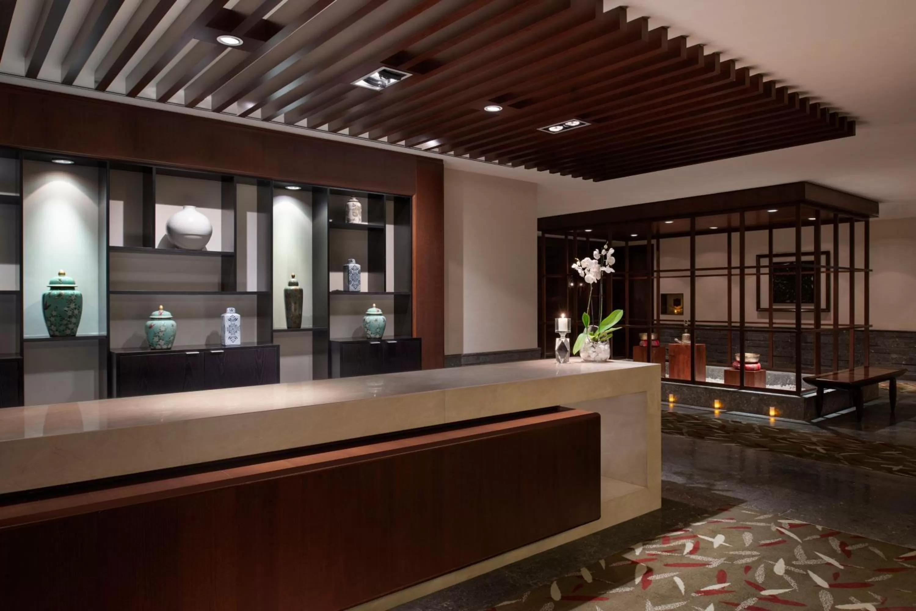 Lobby or reception in JW Marriott Marquis City Center Doha