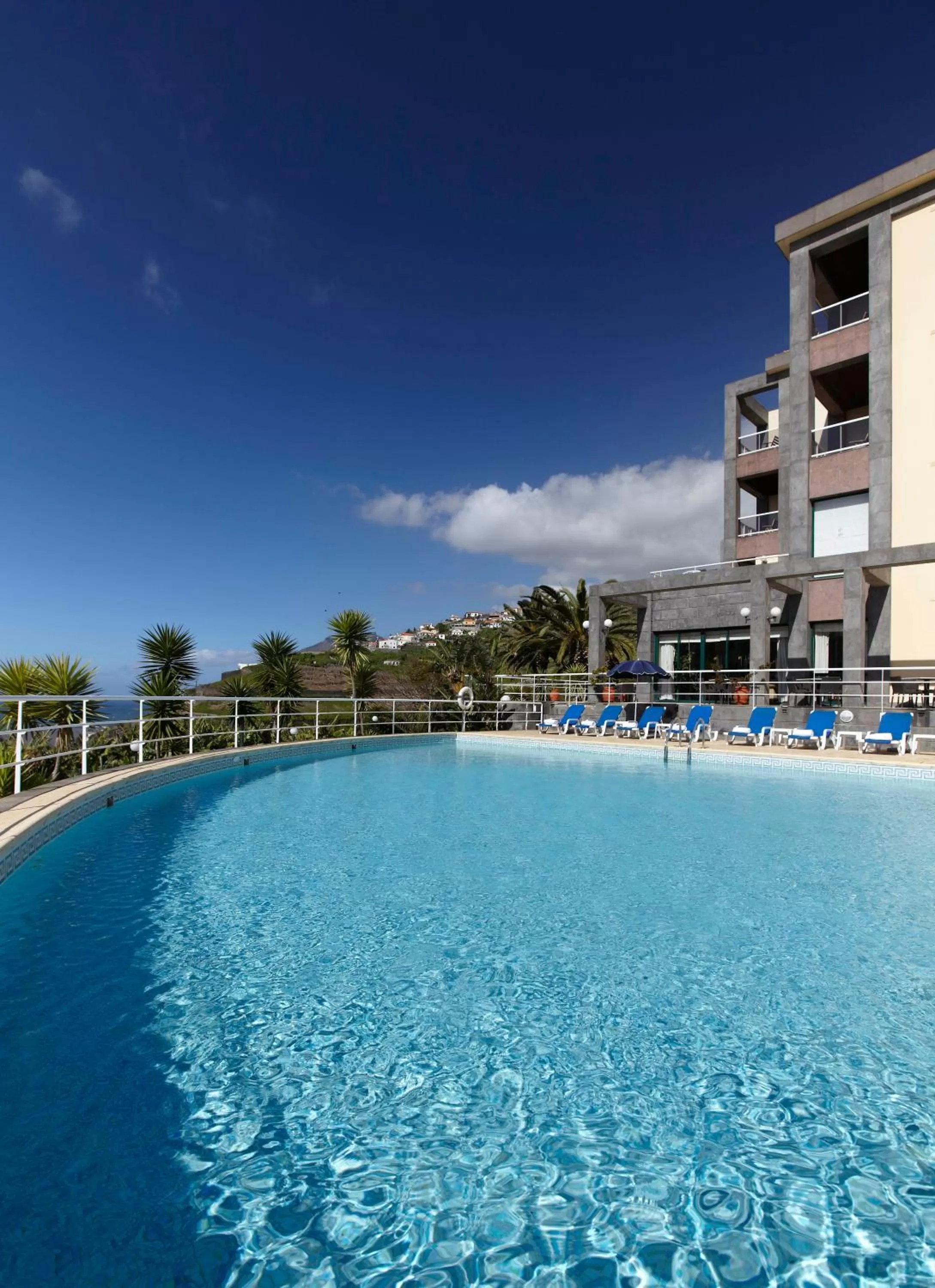 Pool view in Hotel Escola
