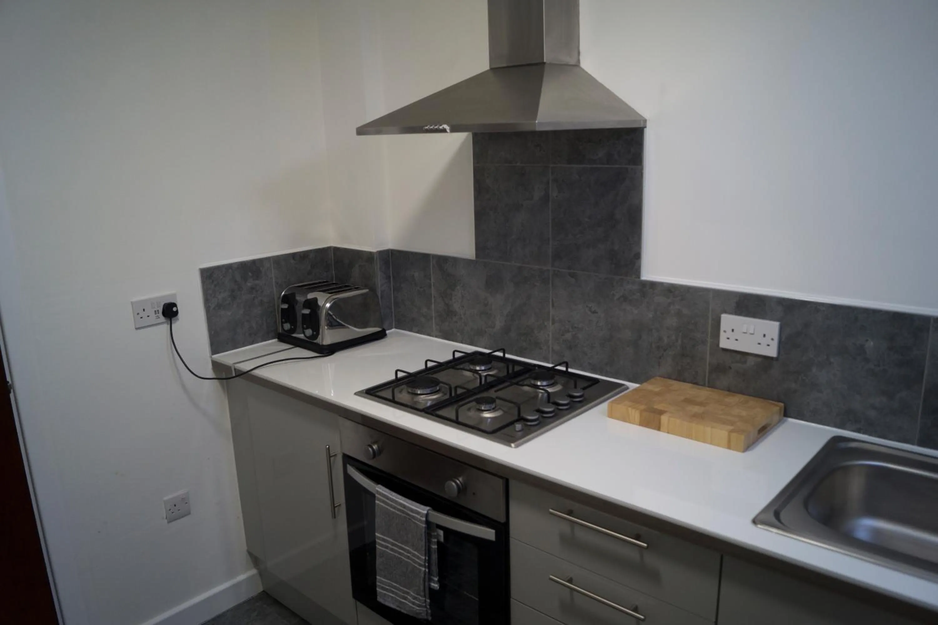 Kitchen or kitchenette in Kirks Korner Motel