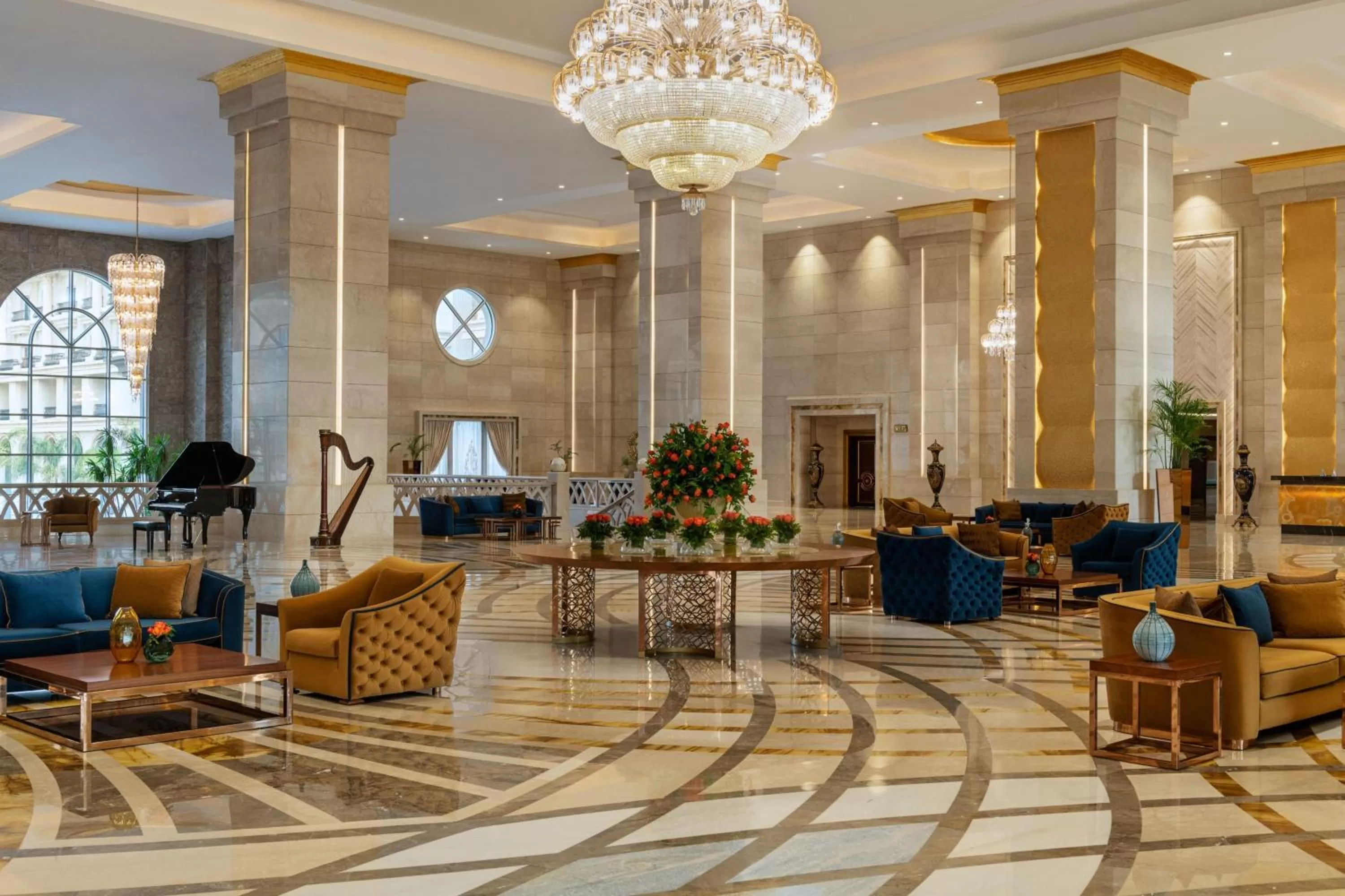 Lobby or reception in The St. Regis New Capital Cairo