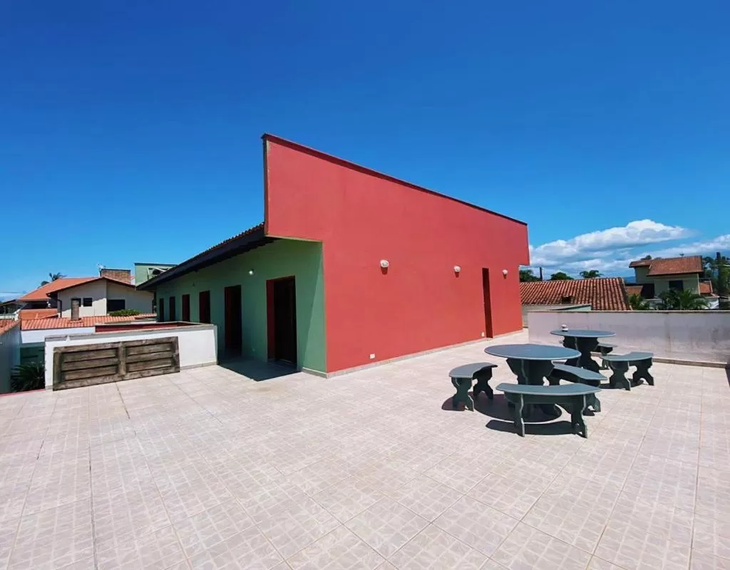 Balcony/Terrace in Hostel e Pousada Bahia Beach