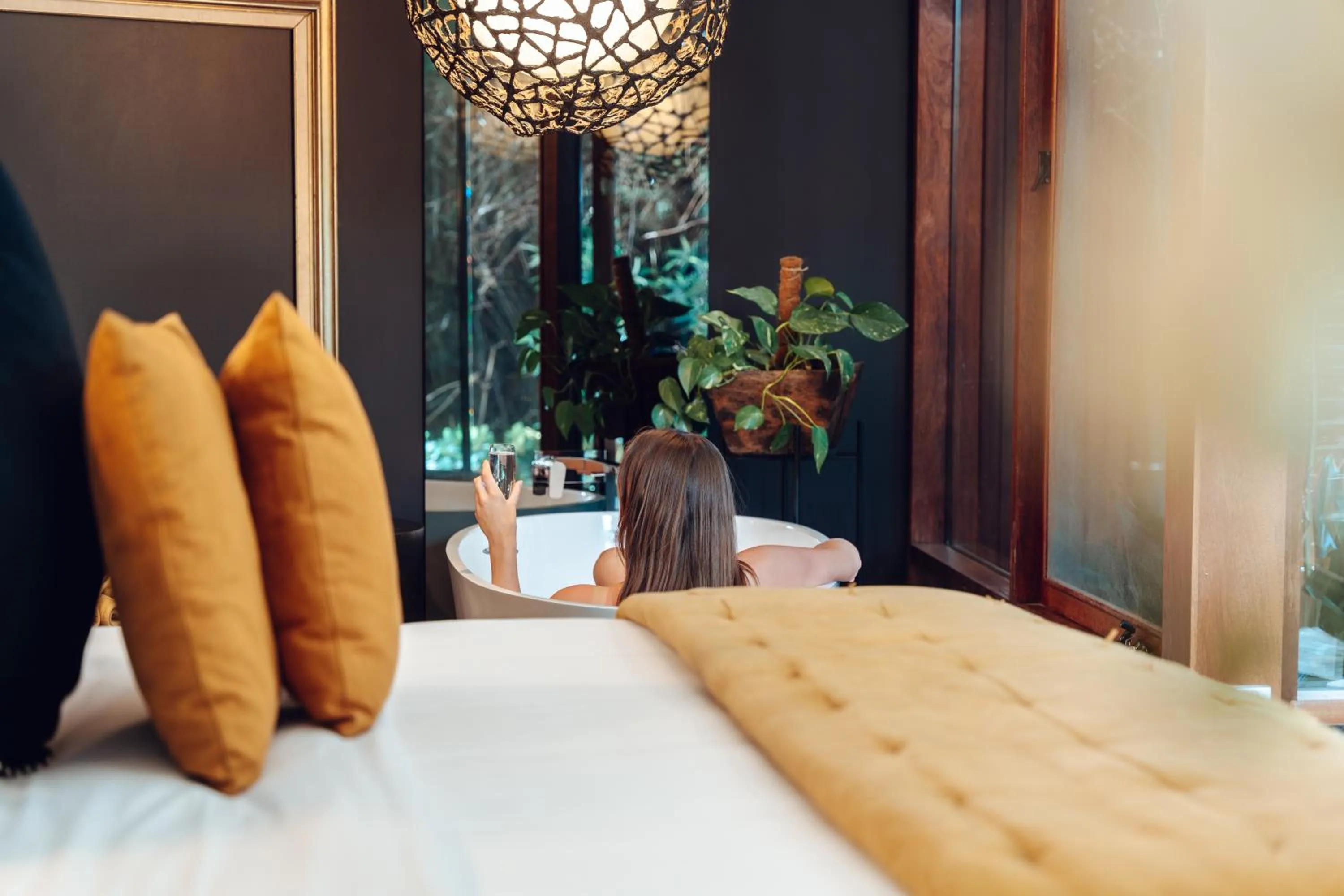 Bed in Sticky Rice Villas