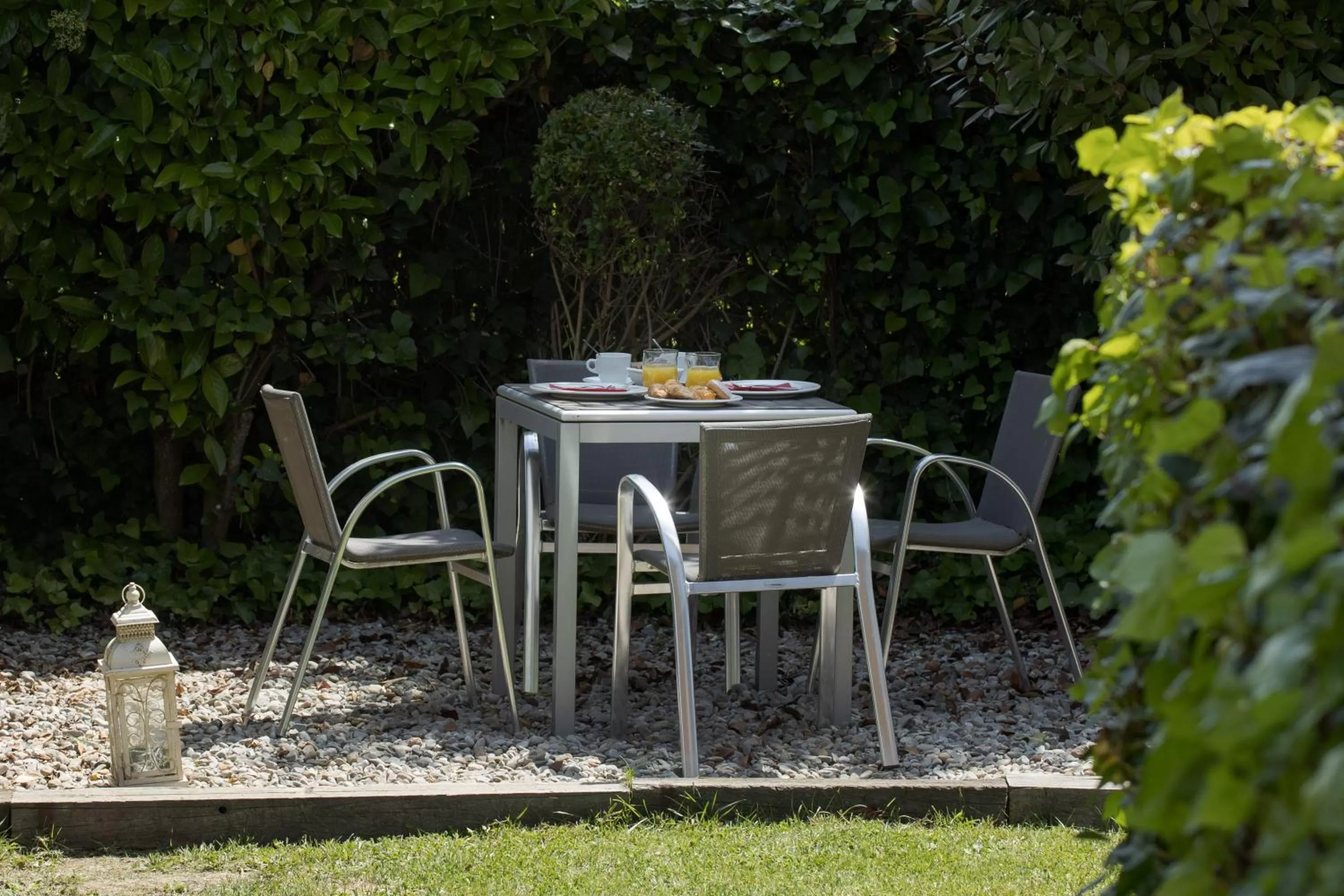 Patio in Hotel Alta Garrotxa