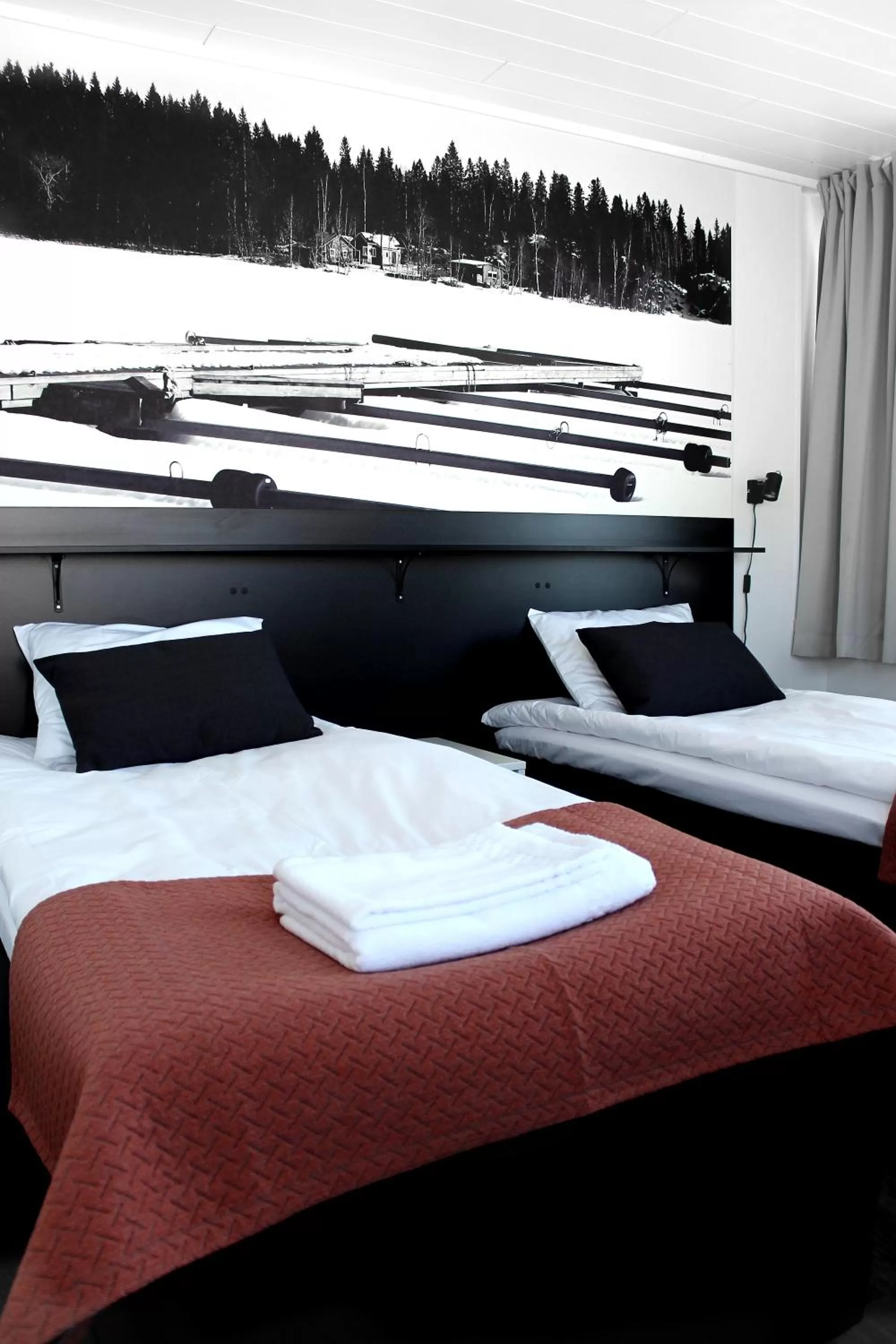 Bedroom, Bed in Forenom Aparthotel Raahe