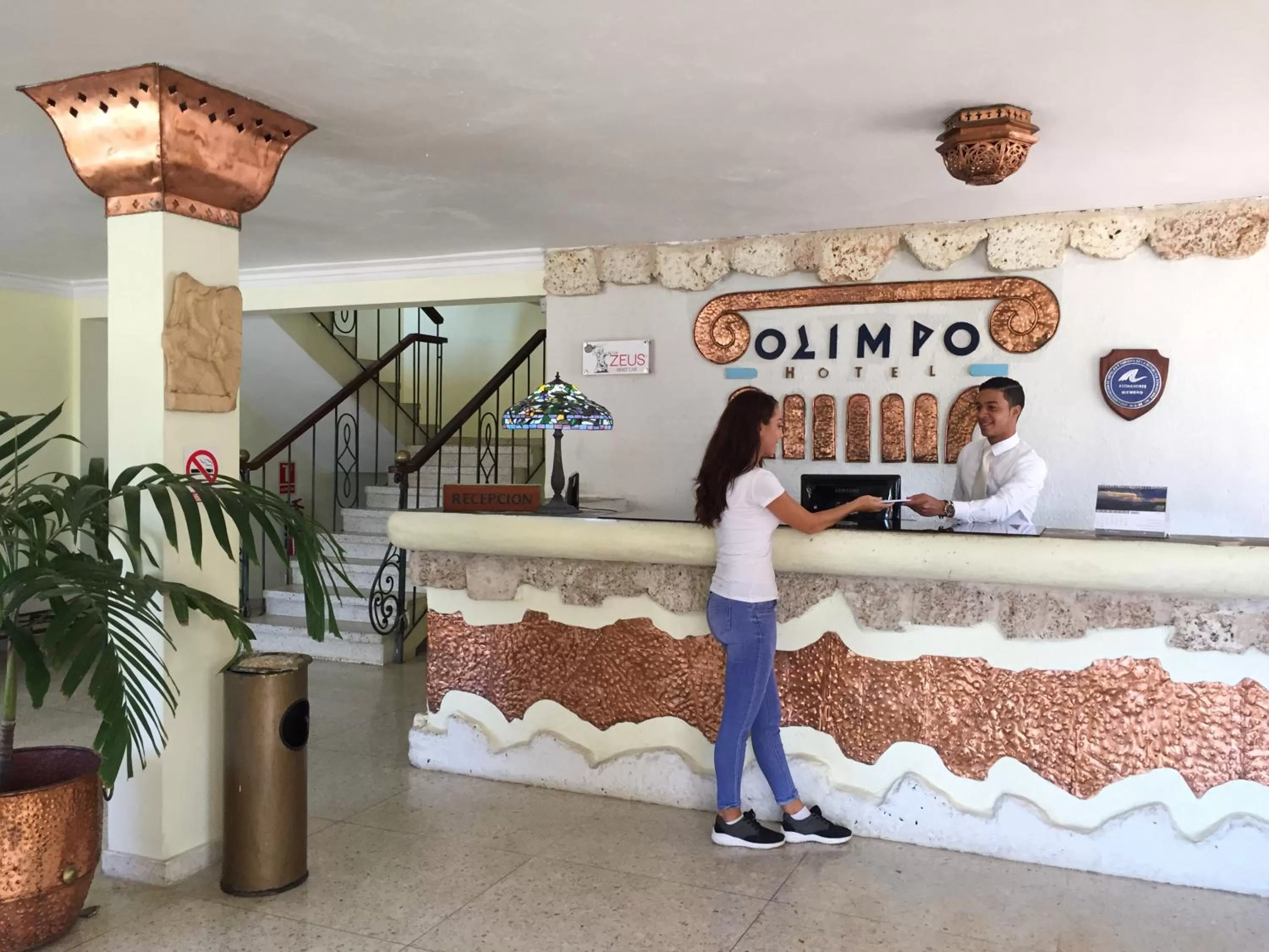Property building, Lobby/Reception in Hotel Olimpo