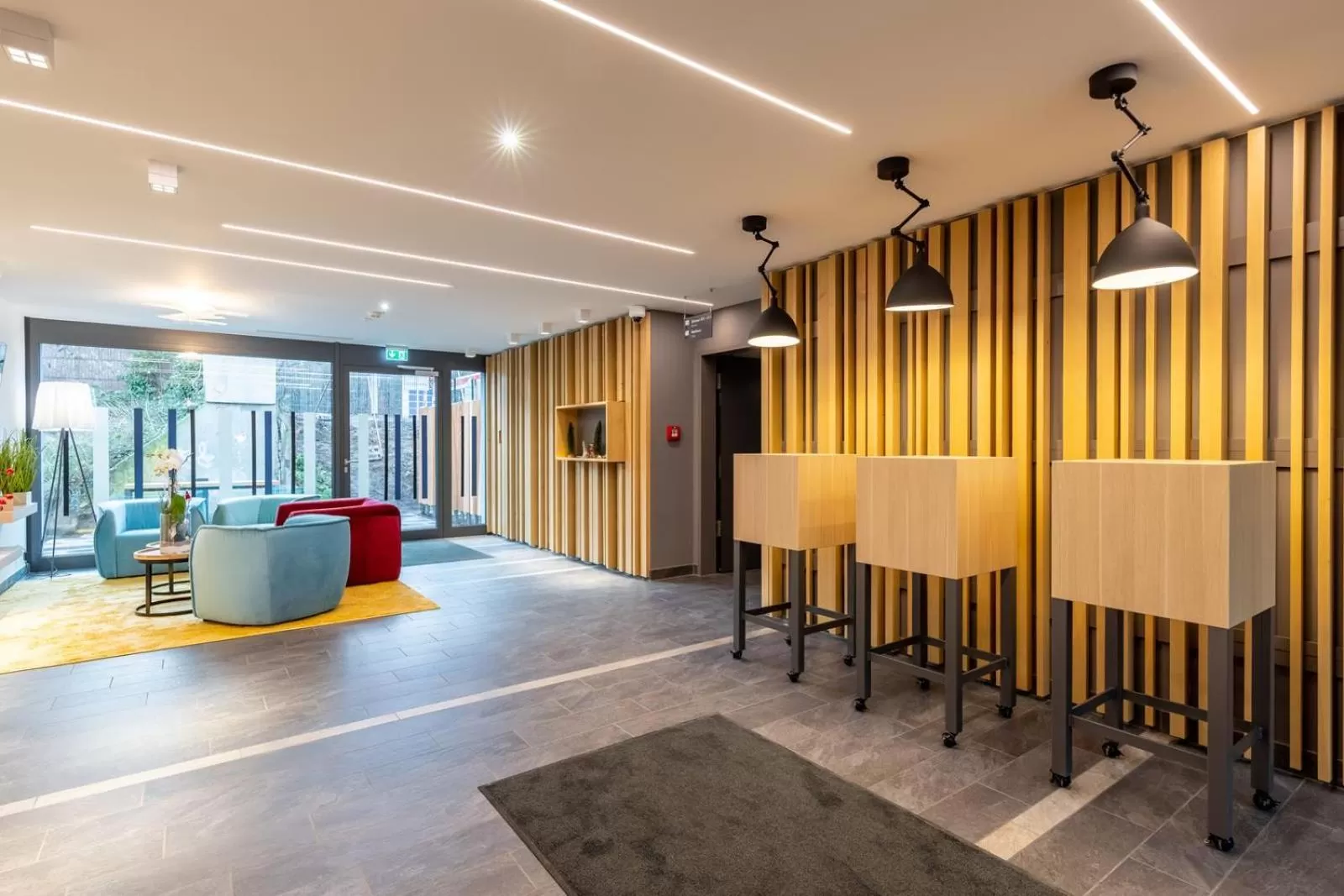 Lobby or reception in Serways Hotel Hösel