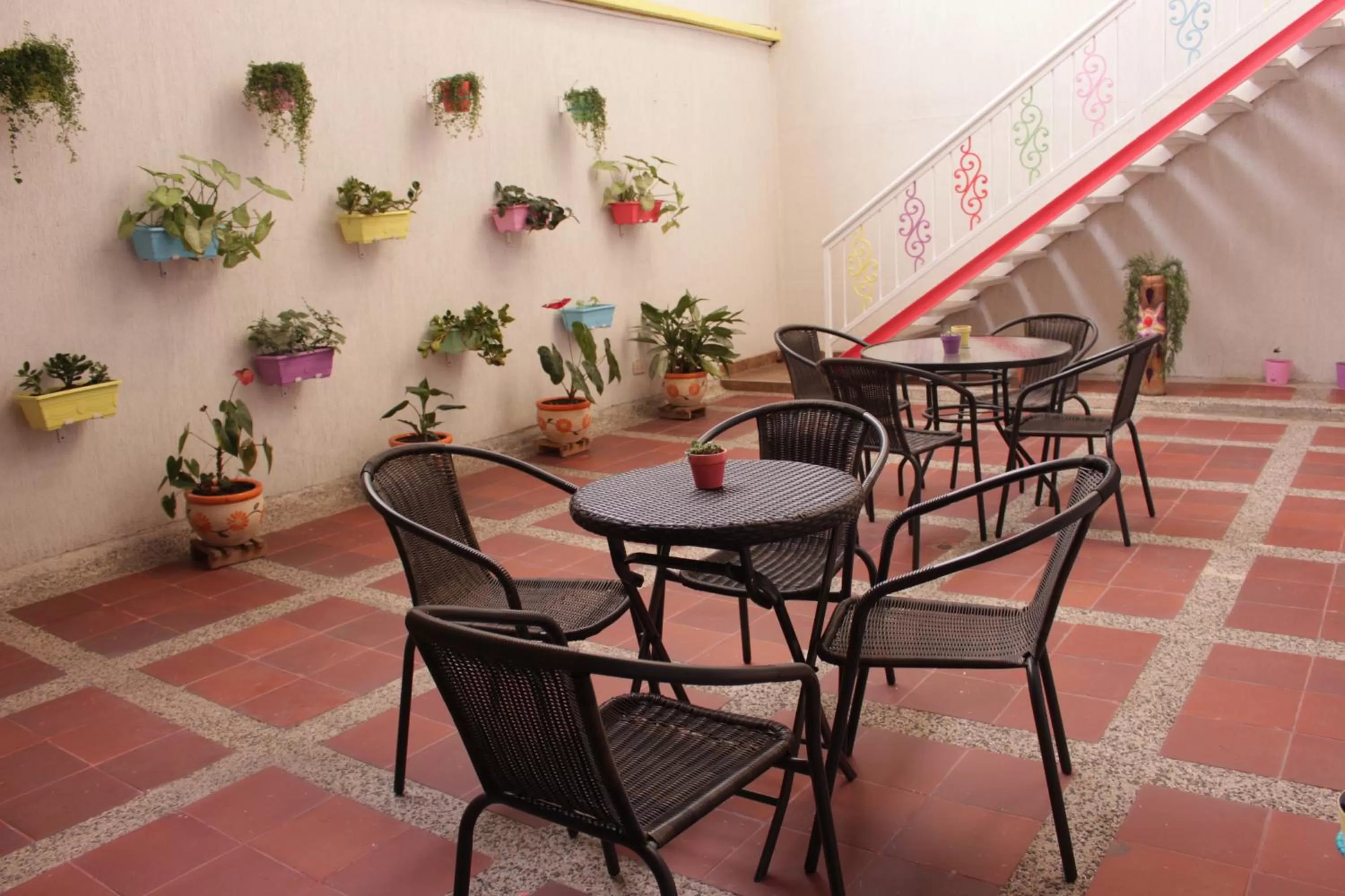 Patio in Casa Azul Boutique Hostel