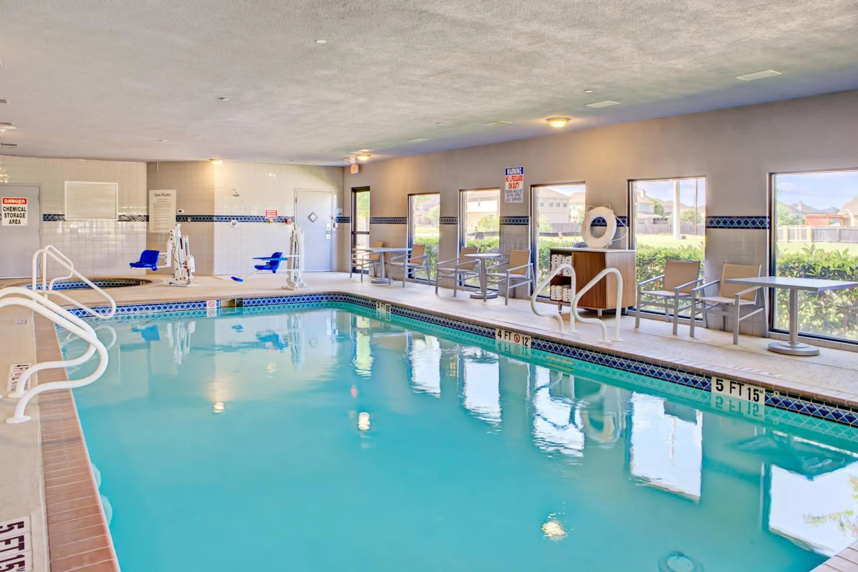 Swimming pool in Holiday Inn Express Hotel & Suites Austin NE-Hutto by IHG