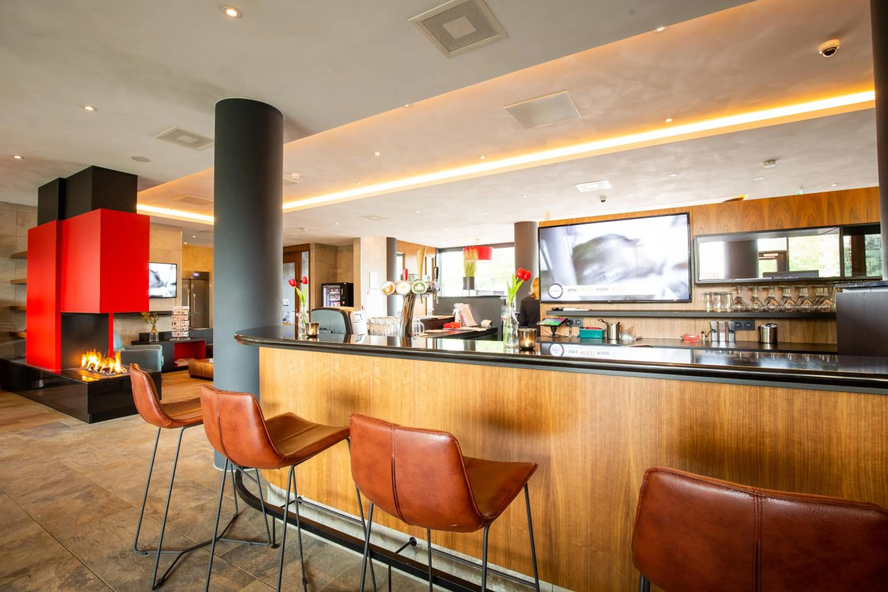 Lounge or bar in Bastion Hotel Geleen