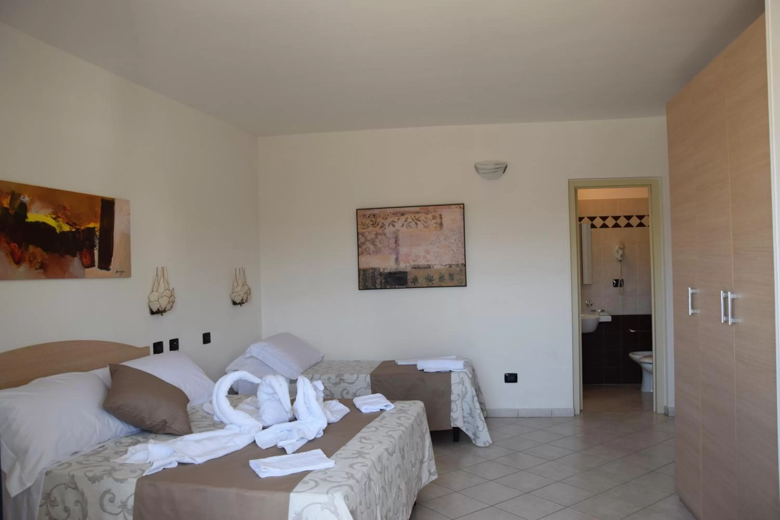 Bed in Hotel Profumo Di Mare