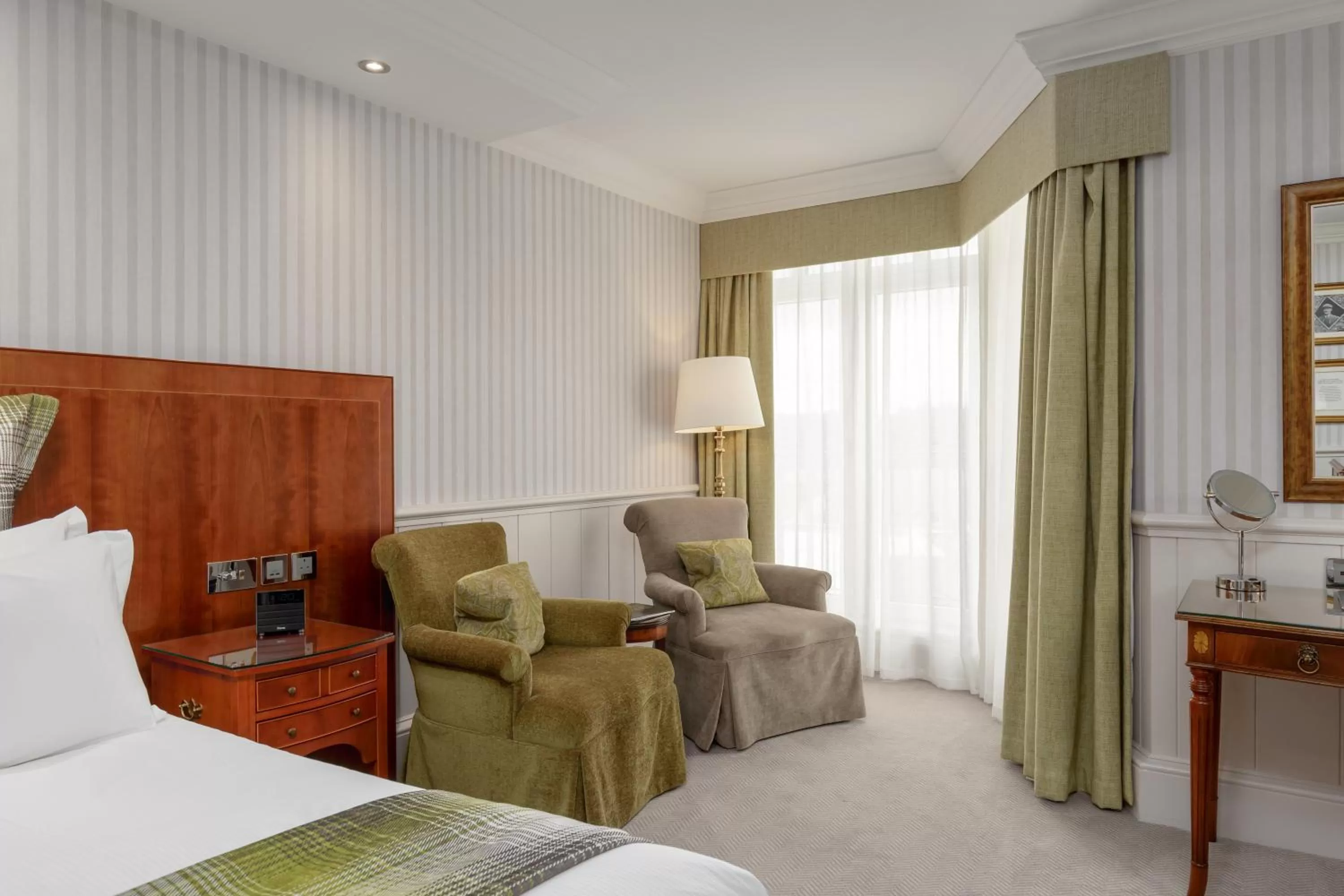 Seating area, Bed in Old Course Hotel St Andrews