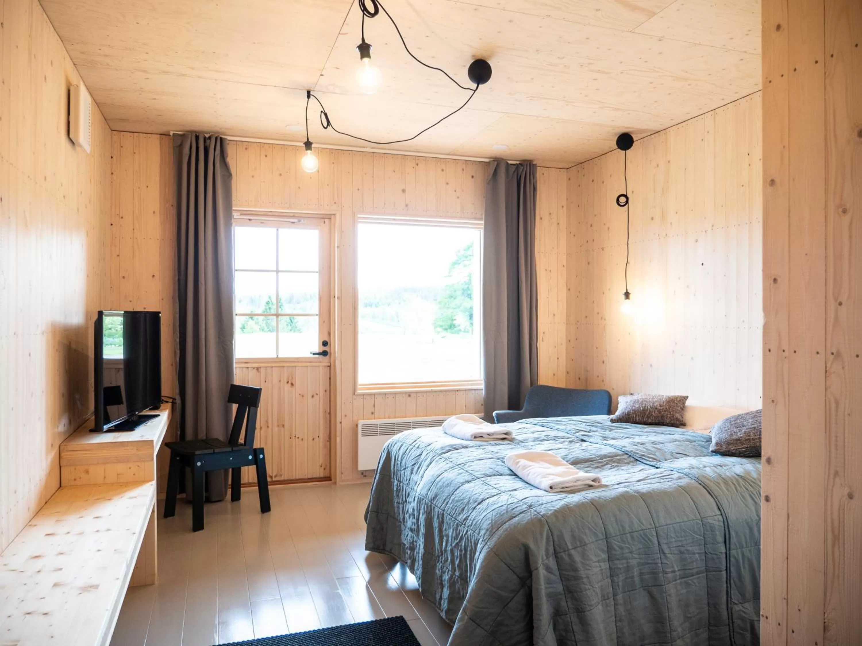 Bedroom in Haapala Brewery restaurant and accommodation