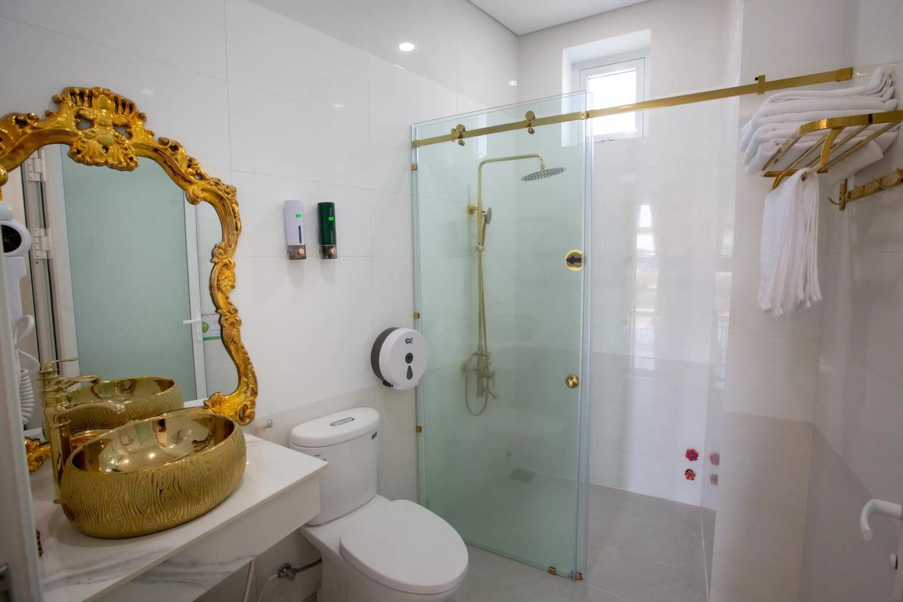 Shower, Bathroom in KING VILLA QUẢNG NGÃI