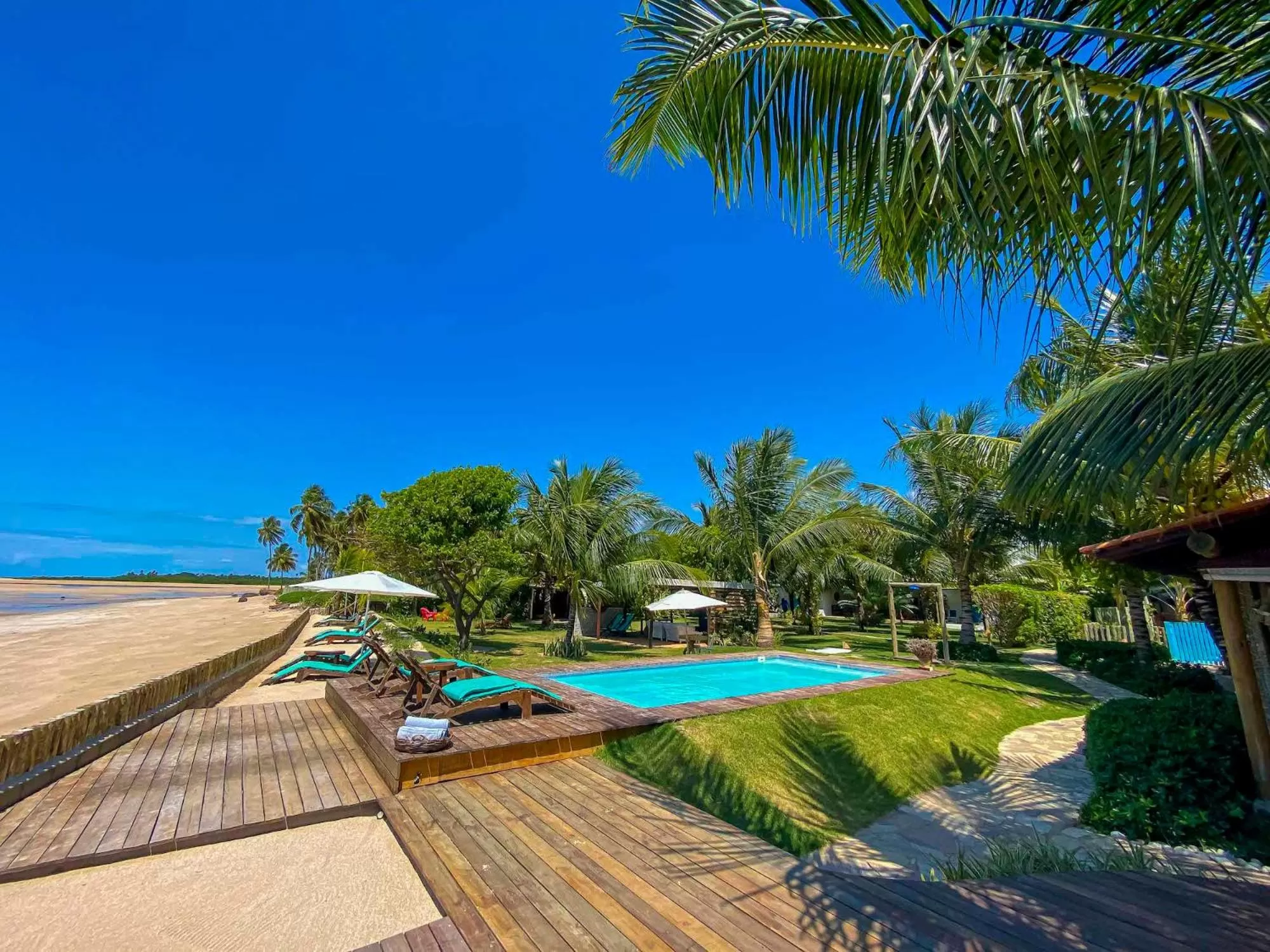 Swimming pool in Pousada Villa Tatuamunha