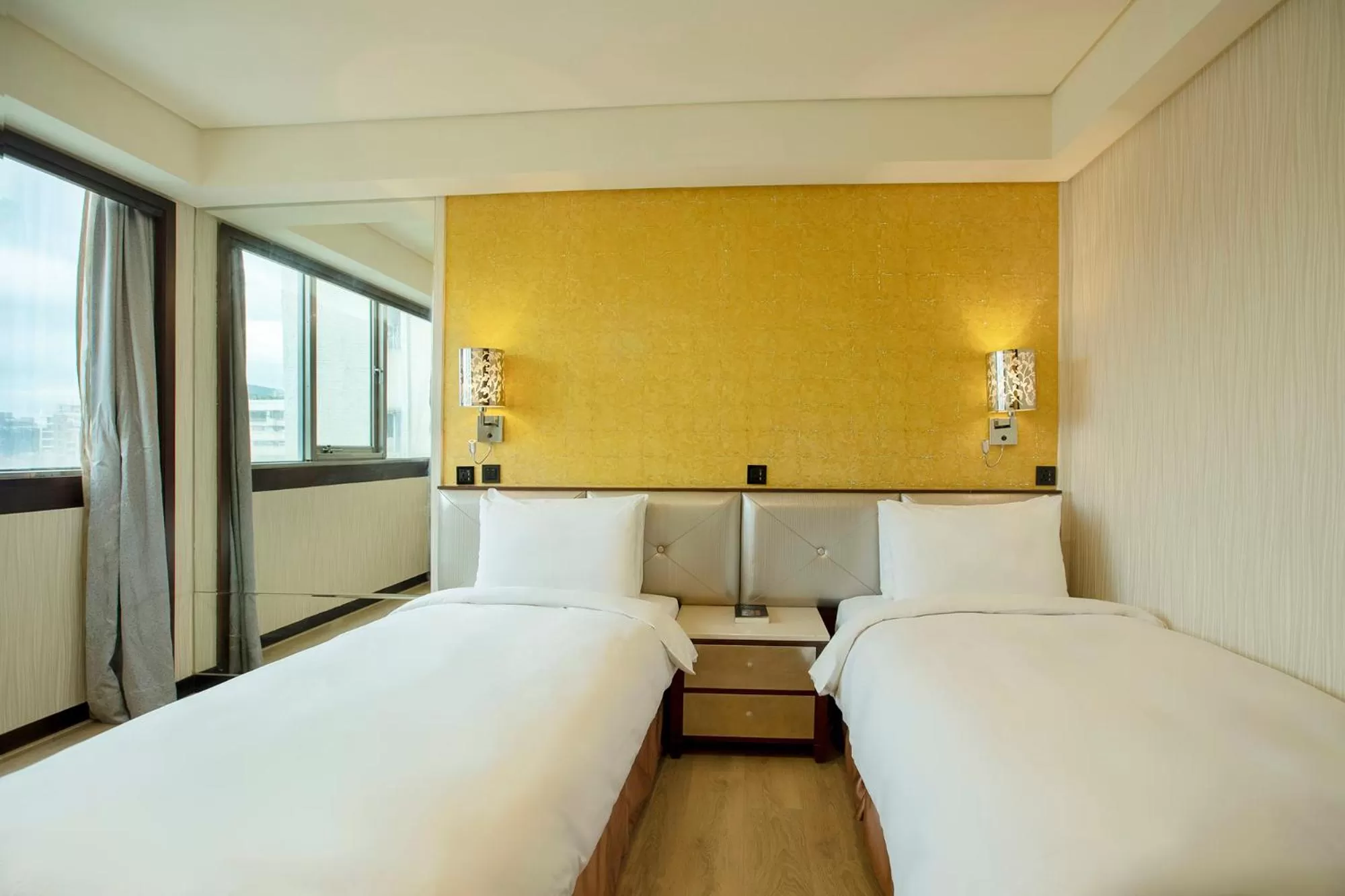 Bed in Hej Taipei Arena Hotel