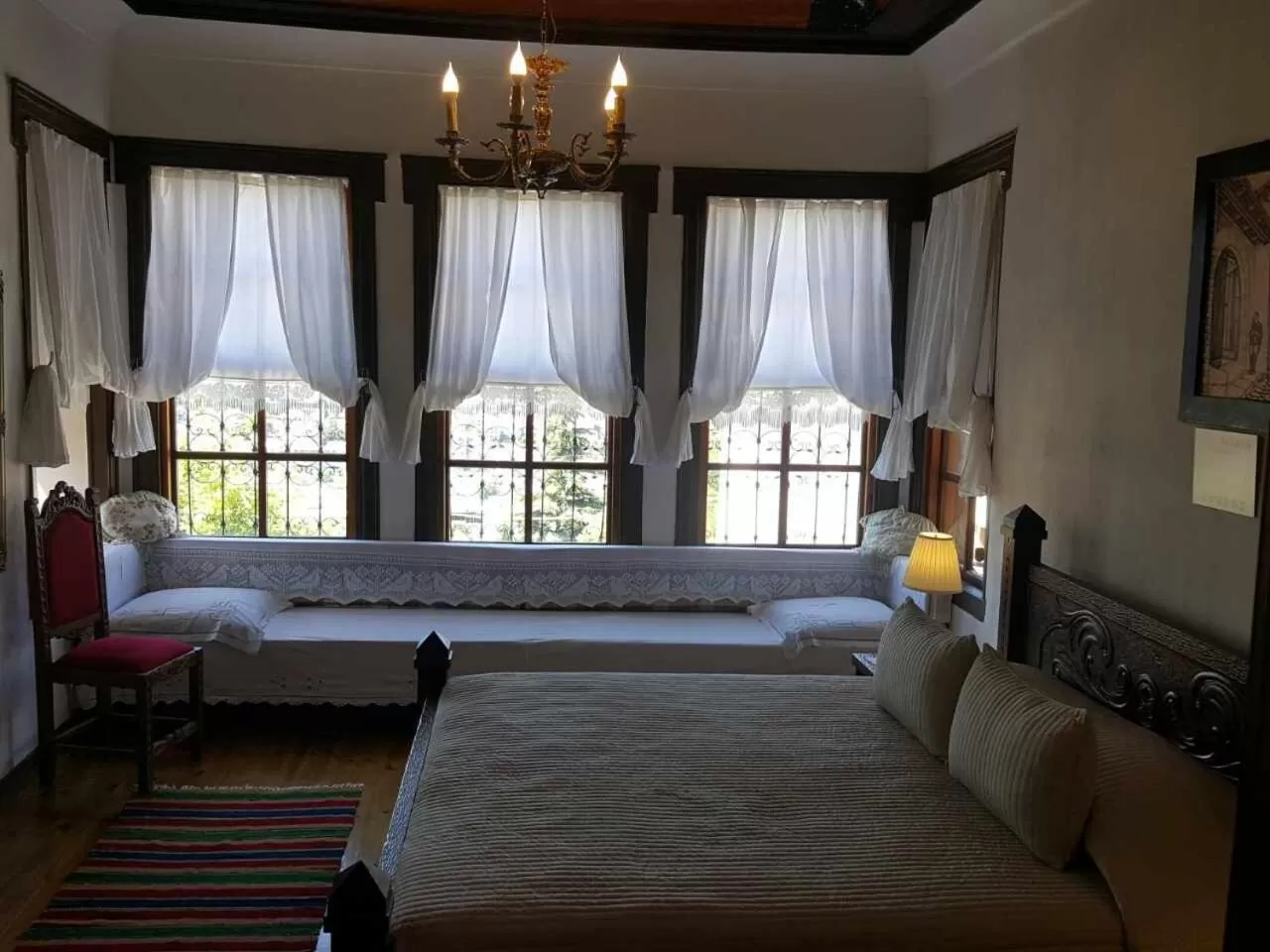 Bed in Hotel Gjirokastra