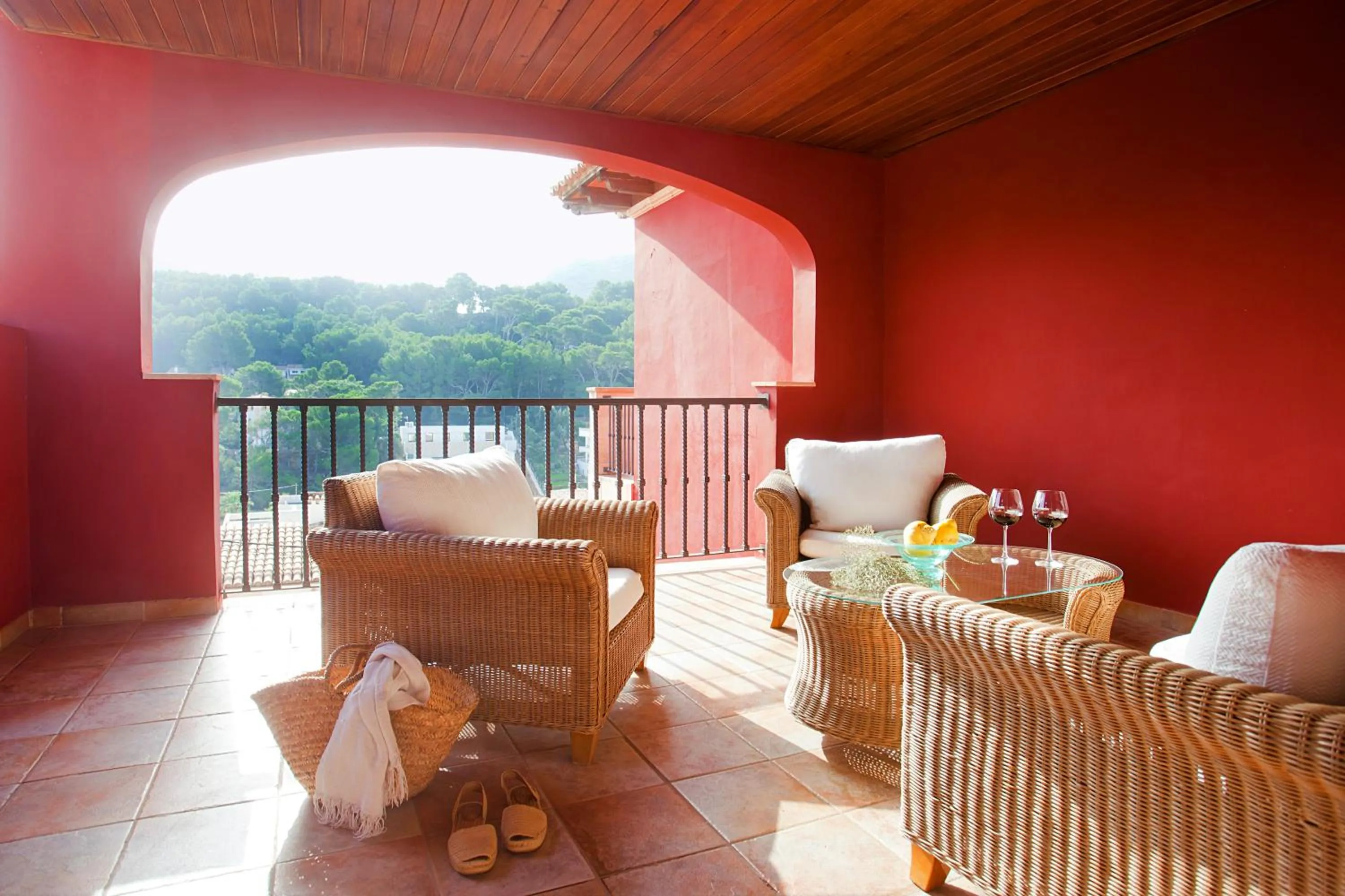 Balcony/Terrace in Hotel Cala Sant Vicenç - Adults Only