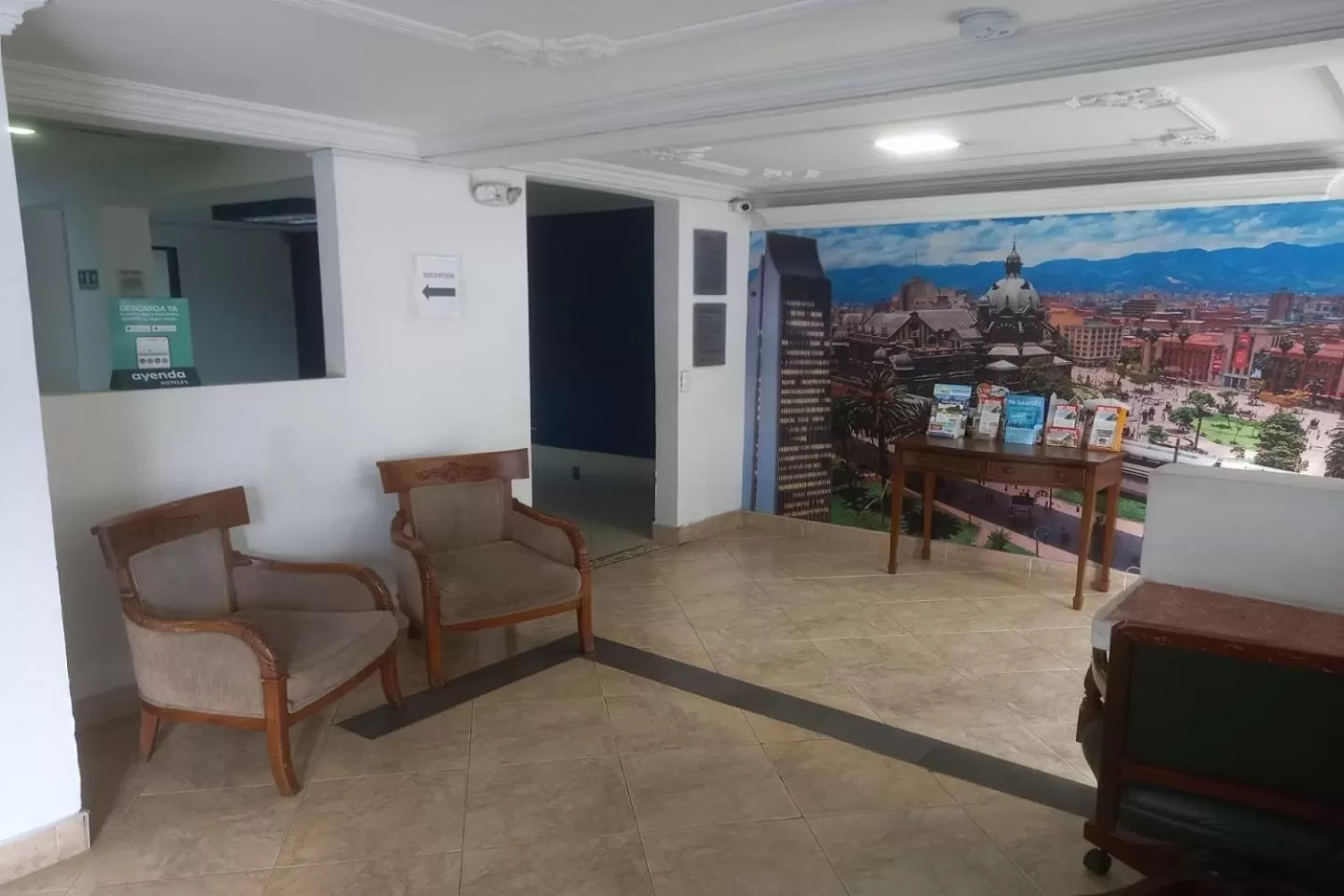 Living room in Hotel Colombia Avenida